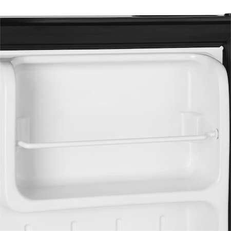 46 l Kleiner Mini Kühlschrank mit Eisfach schwarz Caph