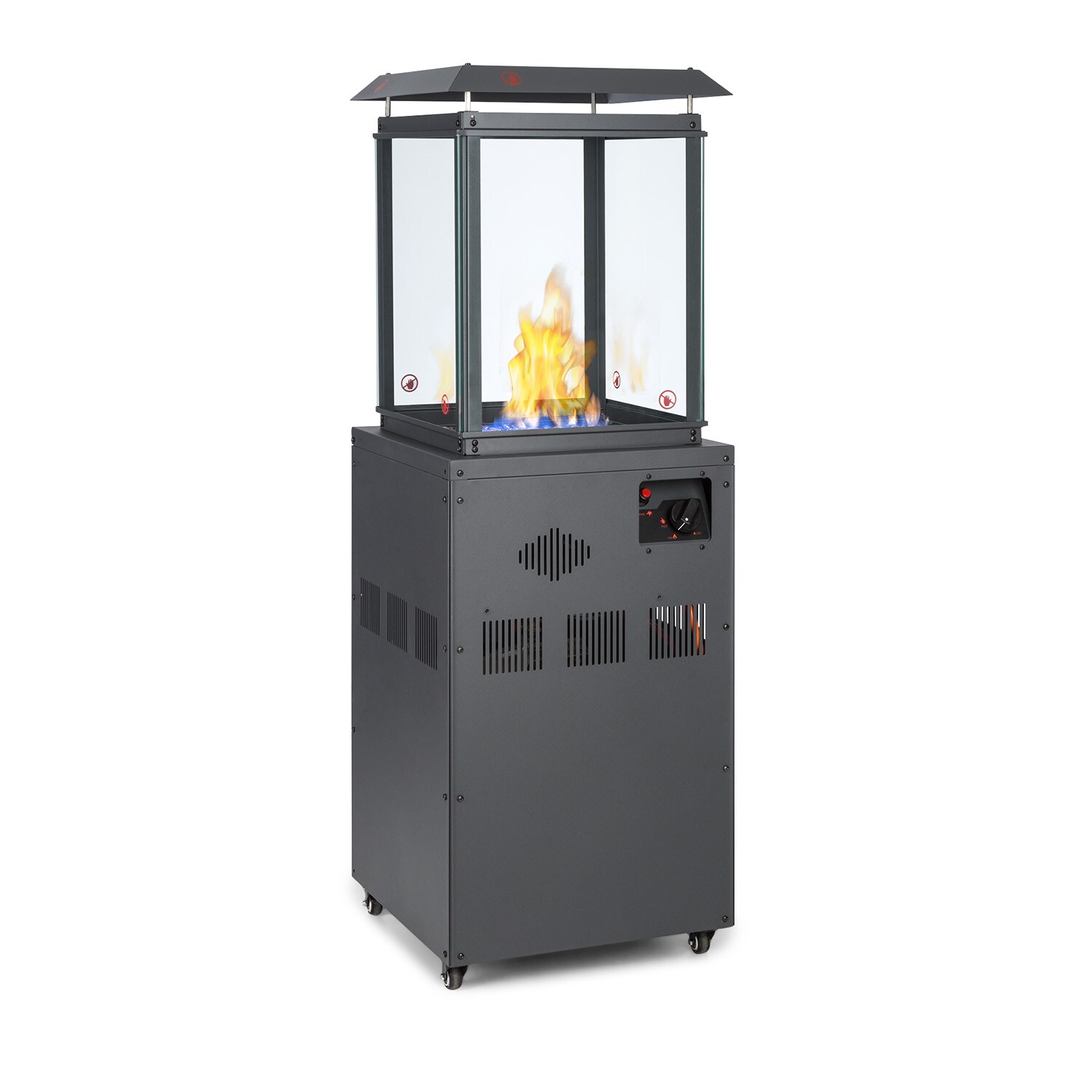 Flagranti Gasheizstrahler 8kW Gasflasche bis 11kg Edelstahl - Bild 1