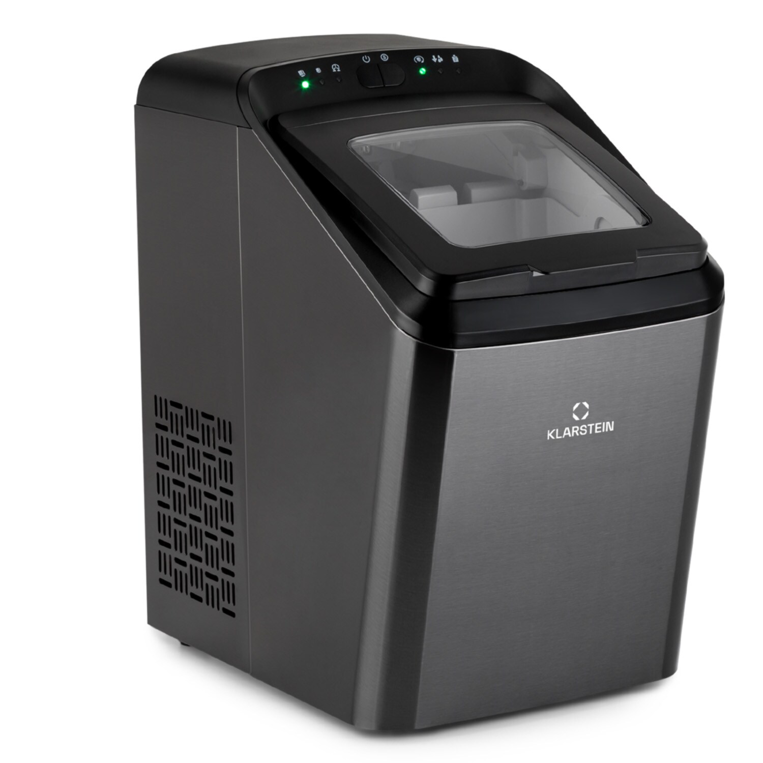 Partytime Eiswürfelmaschine Klareis 15kg/24h Edelstahl | 04060656234163