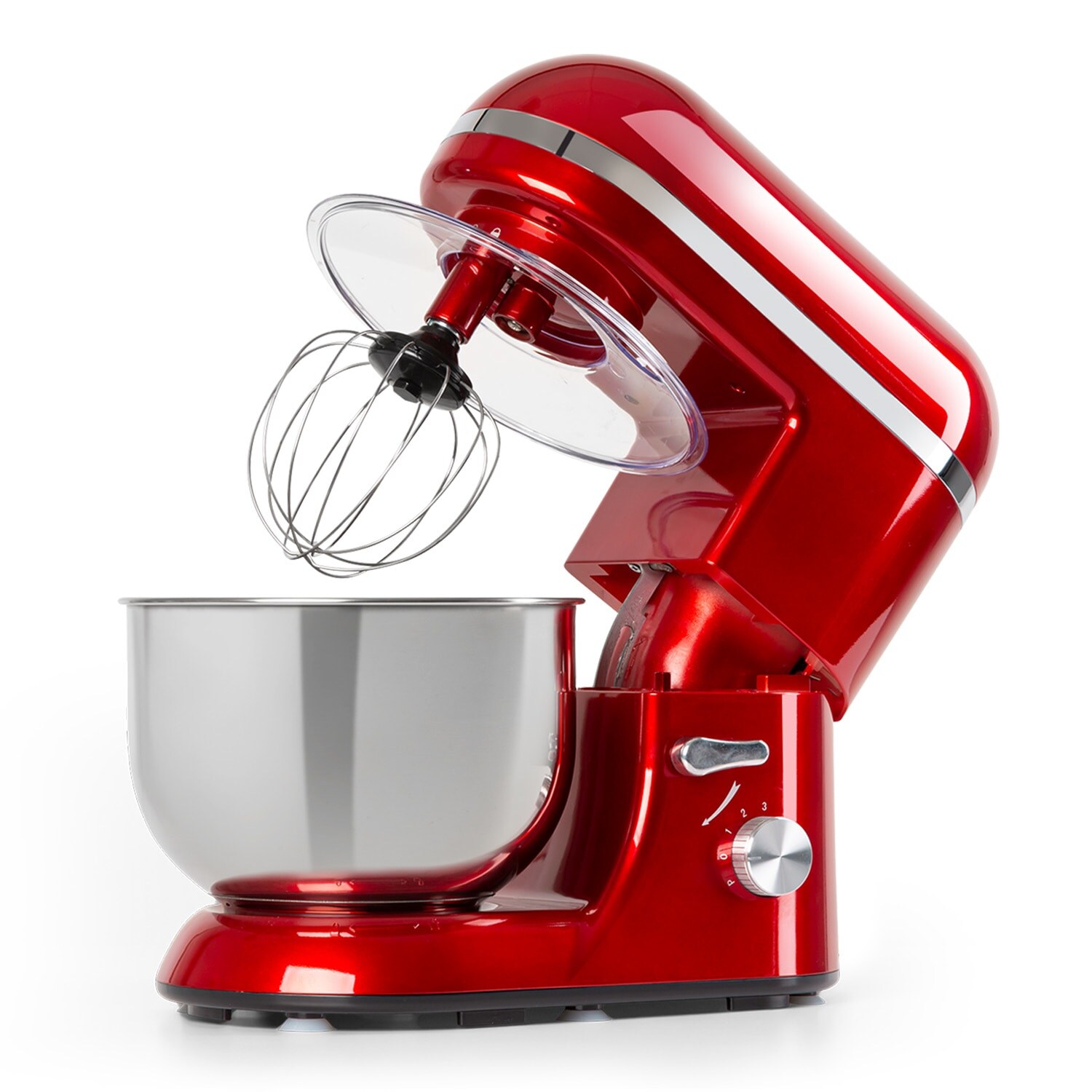 Bella Elegance Küchenmaschine 1800 W 2,7 PS 5,2 Ltr Edelstahl BPA-frei