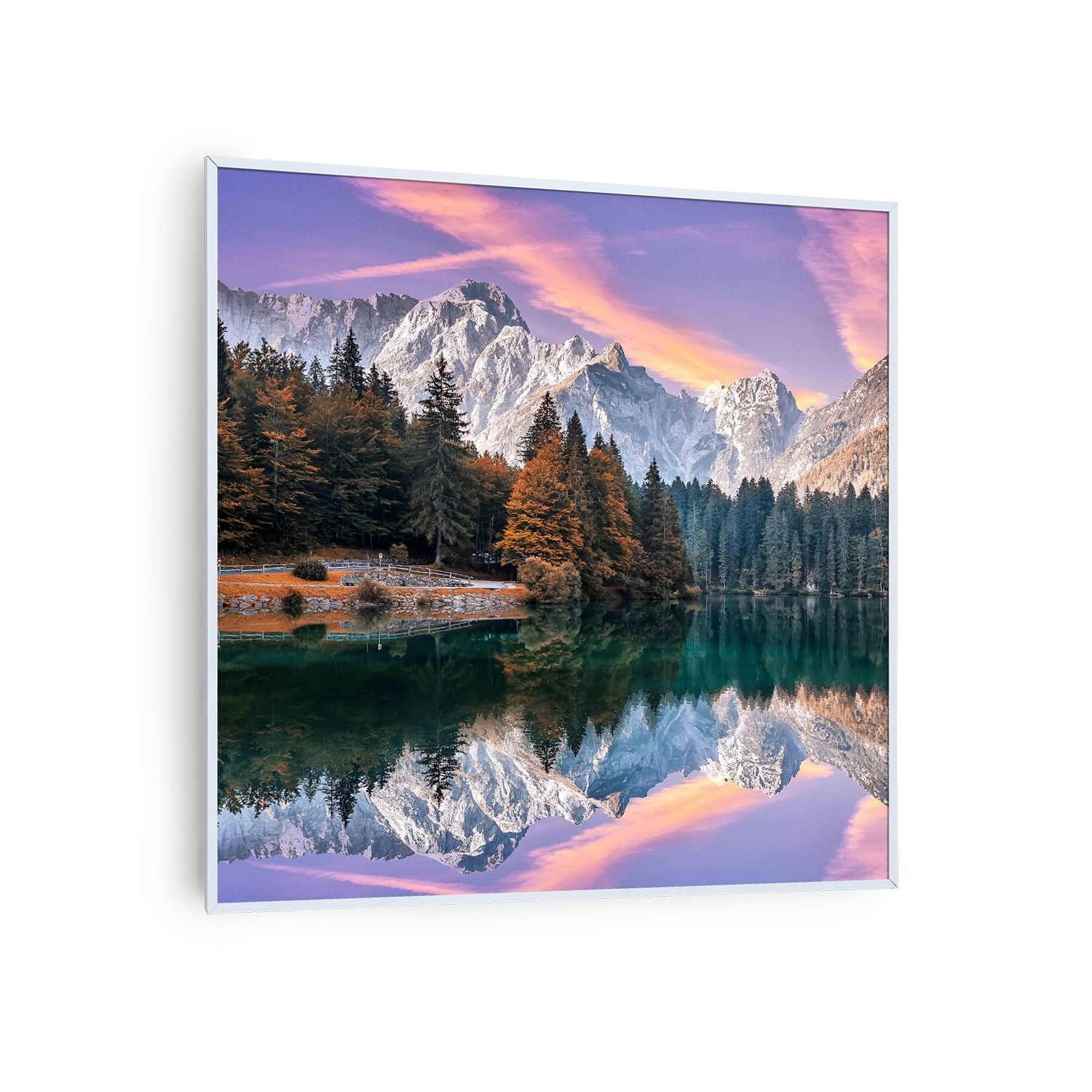 Wonderwall Air Art Smart Infrarotheizung See 60x60cm 350W 60 x 60 cm - Bild 1