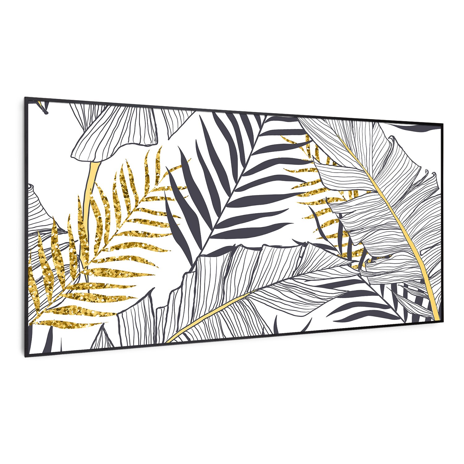 Wonderwall Air Art Smart Infrarotheizung Blatt 120x60cm 700W 120 x 60 cm