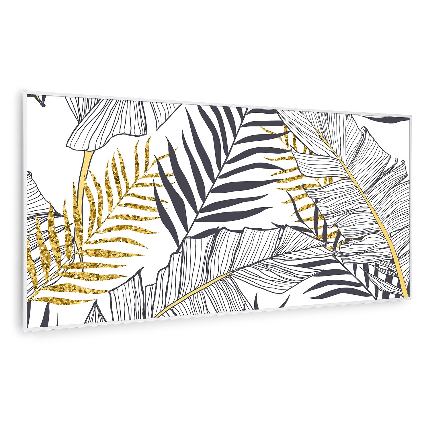 Wonderwall Air Art Smart Infrarotheizung Blatt 120x60cm 700W 120 x 60 cm