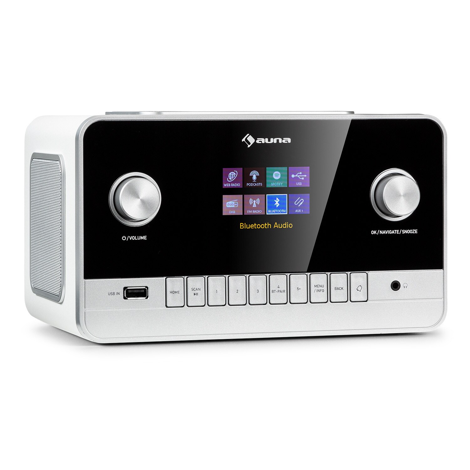 Connect 150 MKII 2.1-Internetradio DAB+/FM Spotify BT 2,8" TFT-Display Wei&szlig; - Bild 1