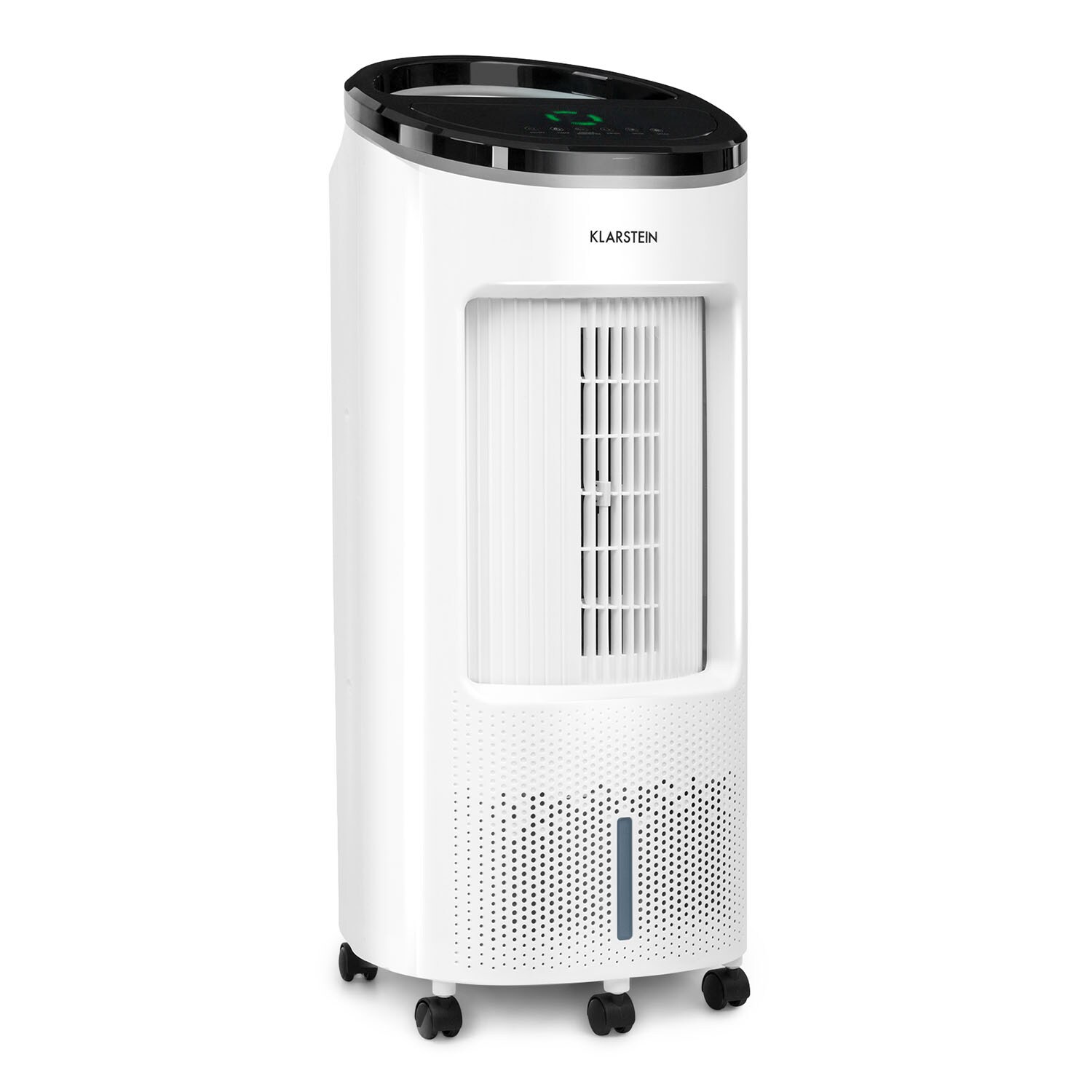 Rafraîchisseur d'air mobile - avec télécommande - Ventilateur climatiseur mobile sans évacuation - 330 m³/h - 7l - Blanc