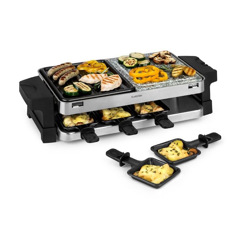 Sirloin Raclette 1500W Aluminium / Stein 8 Personen Kontroll-LED - Bild 1