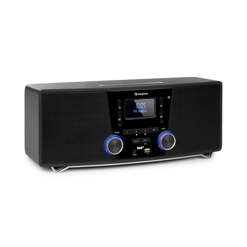 Stockton Micro Stereosystem 20W max. DAB+ UKW CD-Player BT OLED - Bild 1