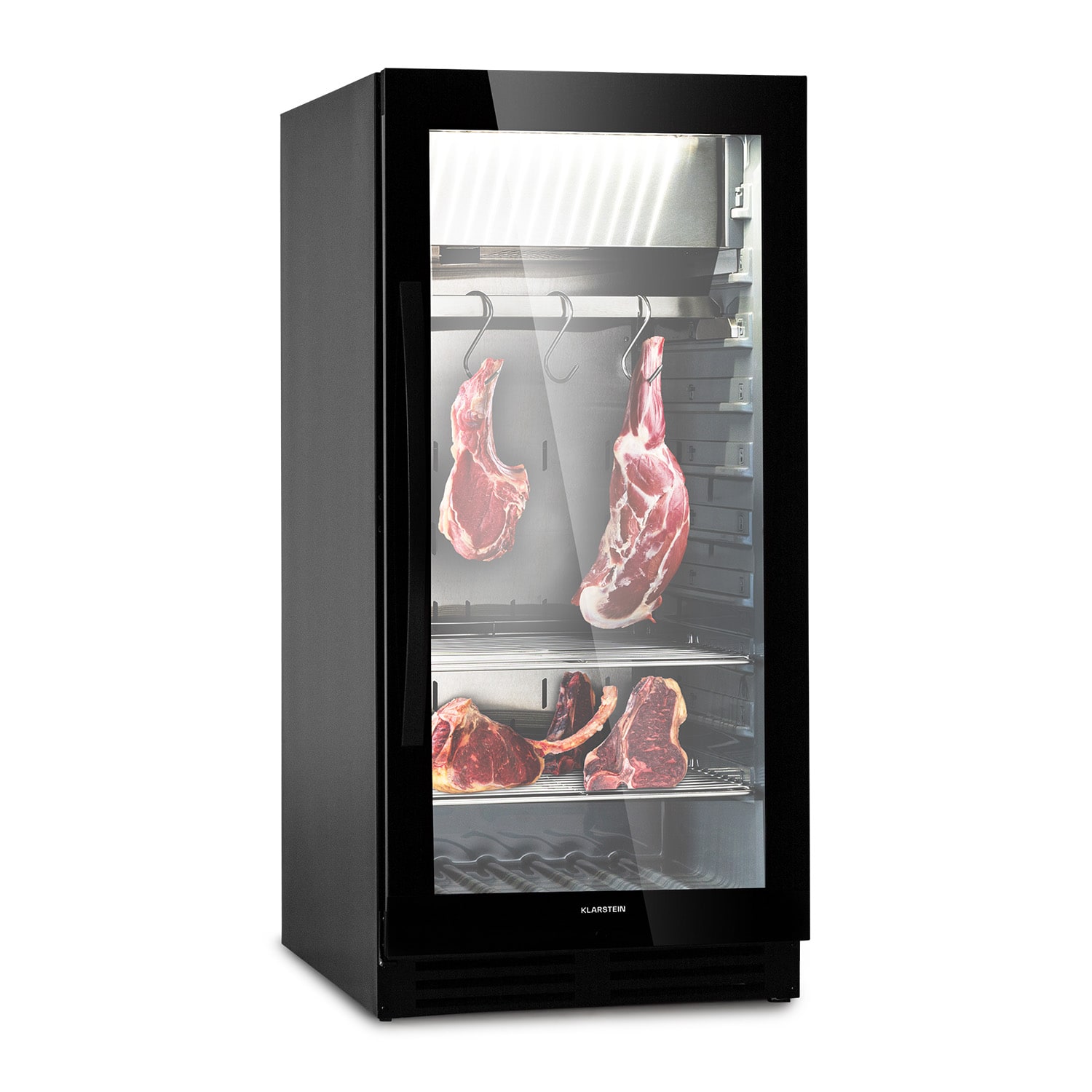 Steakhouse Pro 233 Onyx Fleischreifeschrank 1 Zone 233 L 1-25&deg;C Touch  Panorama Schwarz - Bild 1