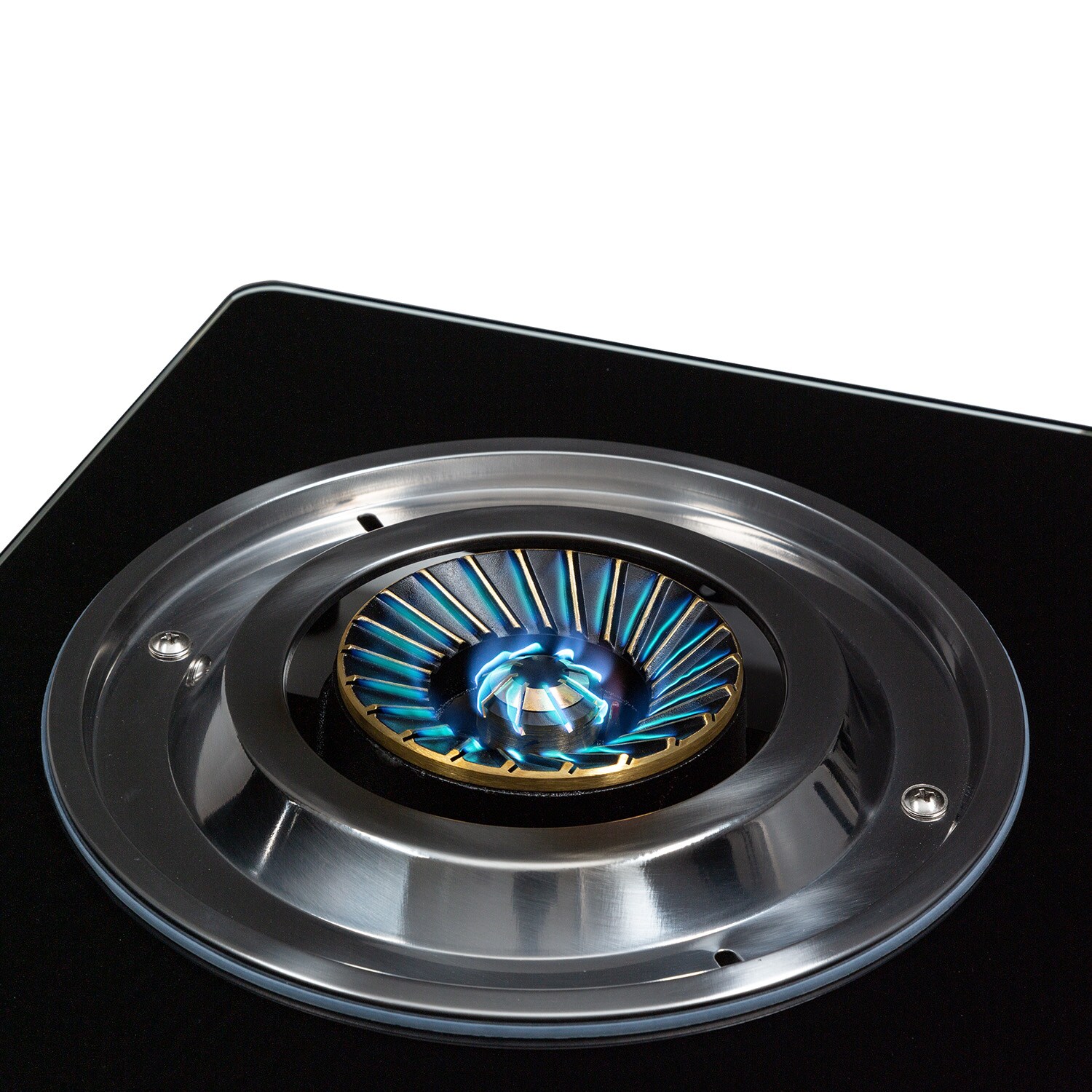 Barzona 2 Campingkocher 2 Brenner 3,4 kW & 4,3 kW Glasplatte Edelstahl 2 Brenner | 04060656501425