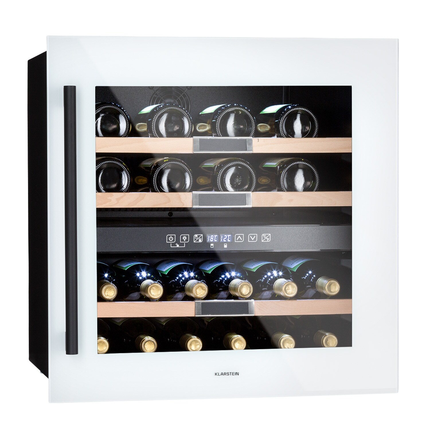 Vinsider 36 Quartz Edition Weink&uuml;hlschrank 2 K&uuml;hlzonen 5-22&deg;C 85l Quartz 36 Flaschen - Bild 1