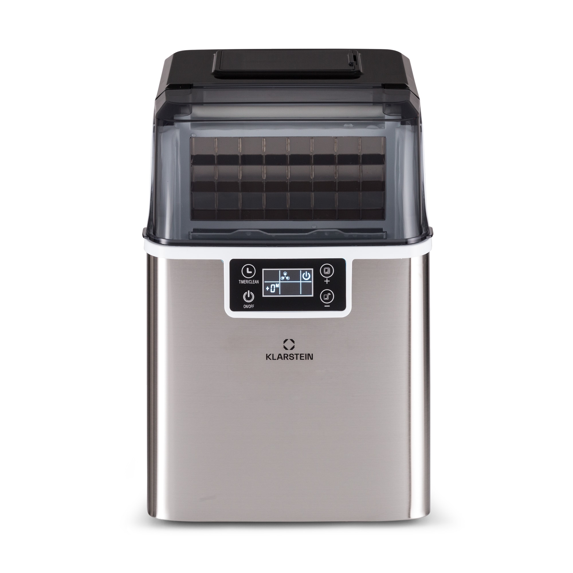 Chios Eisw&uuml;rfelmaschine 20 kg/24 h Auto-Clean 3,2-Liter Wassertank Edelstahl 3.2 Liter - Bild 1