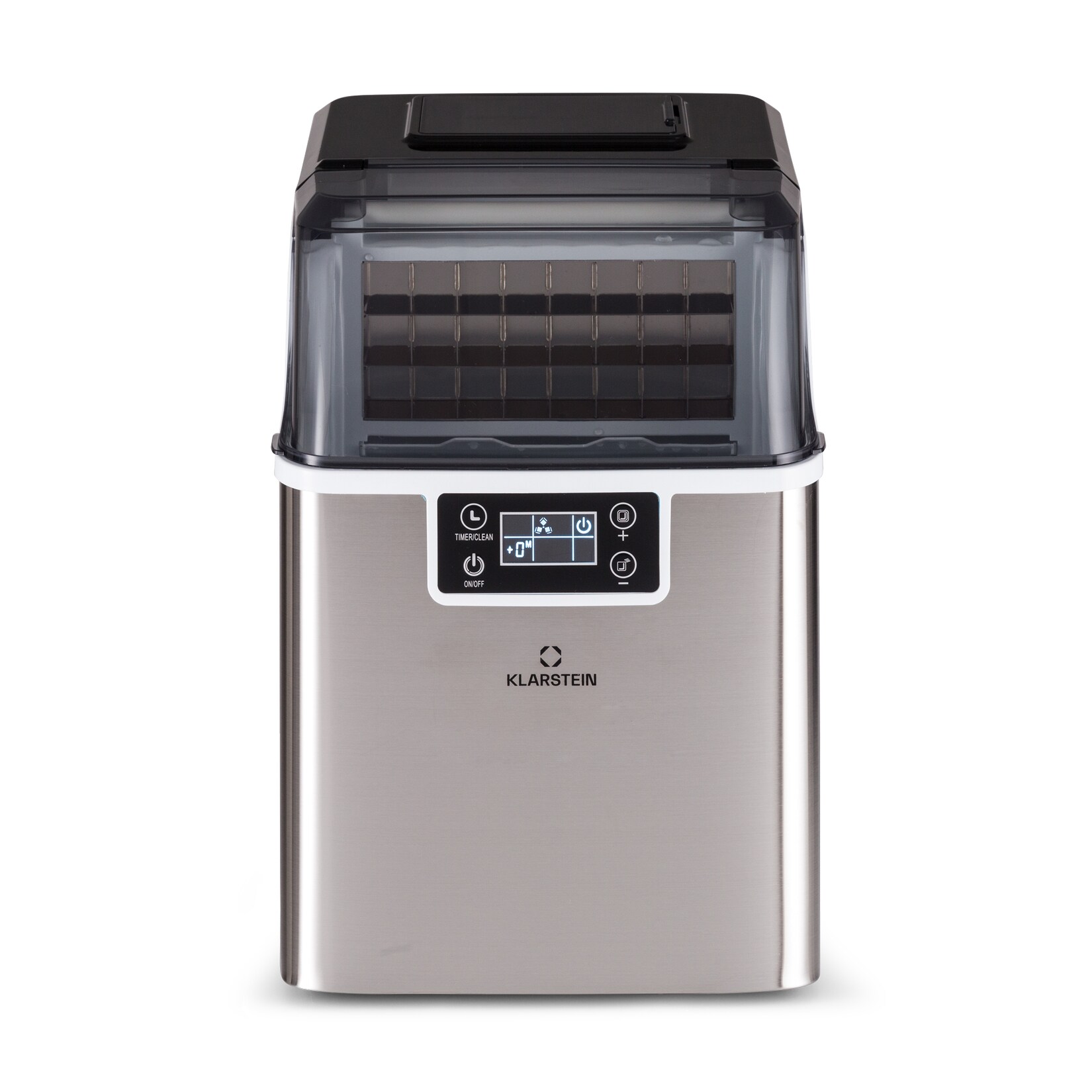 Chios Eiswürfelmaschine /24 h Auto-Clean 3,2-Liter Wassertank Edelstahl 3.2 Liter