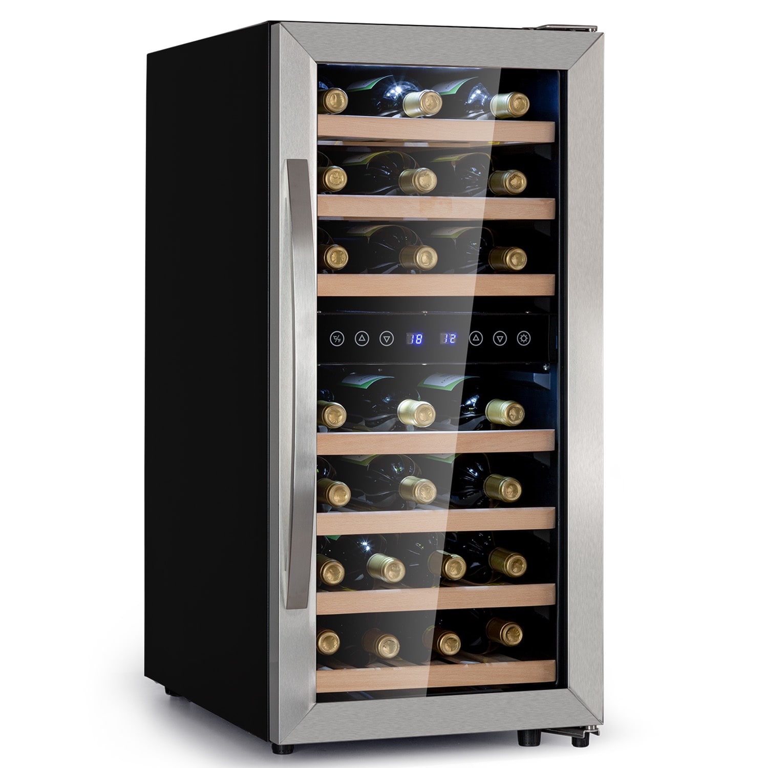 Vinamour 33 Duo Weink&uuml;hlschrank 2 Zonen 89 L / 33 Flaschen 5-18&deg;C Touch 33 Flaschen 2 K&uuml;hlzonen - Bild 1