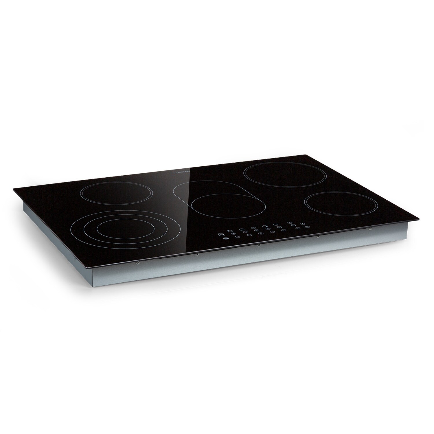 Virtuosa 5 Einbaukochfeld 5 Zonen 8500W Glaskeramik Schwarz