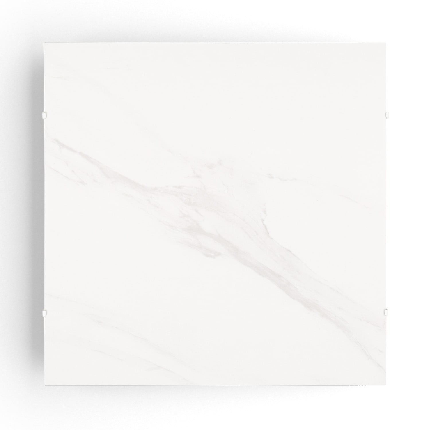 Santorini Smart Infrarot-Heizung 60x60cm 500W Timer IP24 Wei&szlig;er Marmor 60 x 60 cm - Bild 1