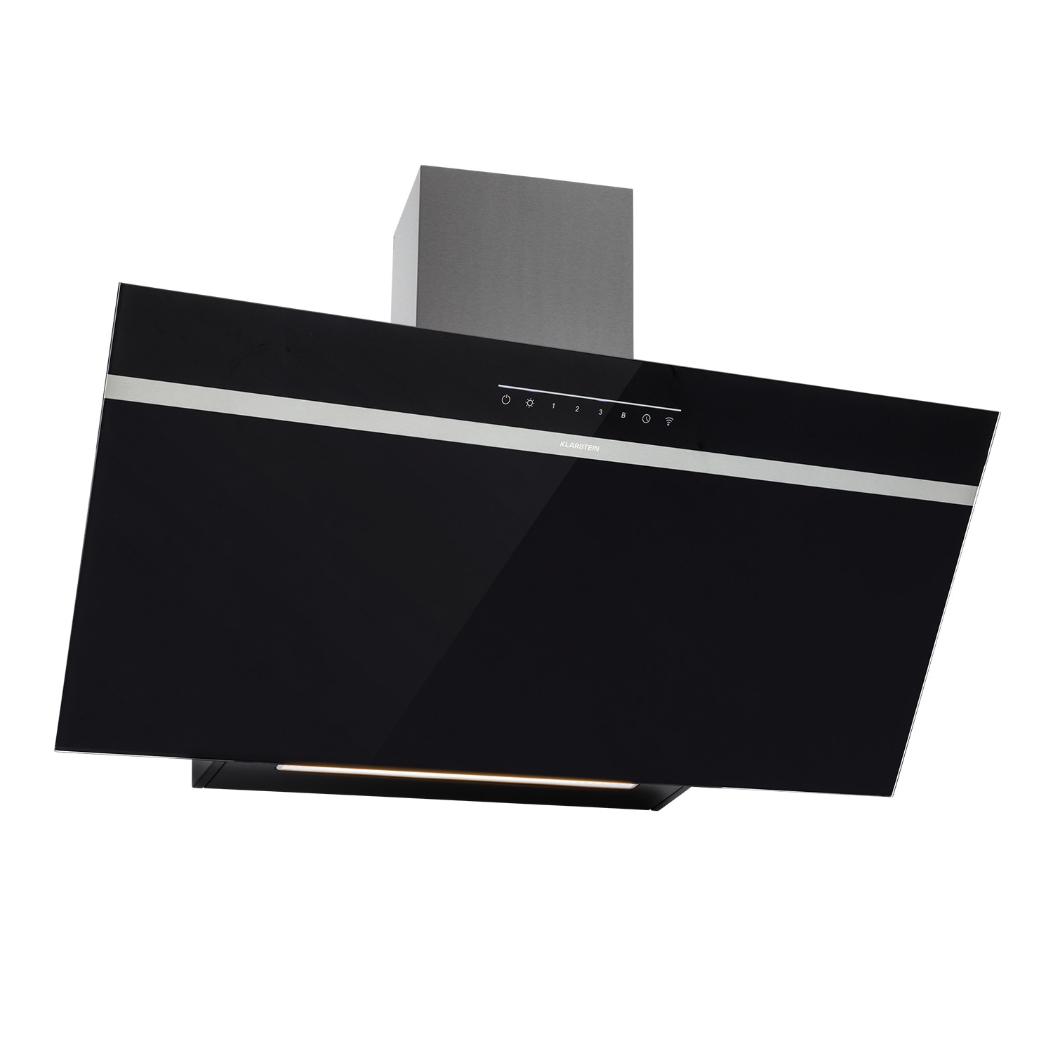 Ava 90 Dunstabzugshaube 90cm Wandhaube WiFi A++ 515m&sup3;/h Touch Schwarz - Bild 1