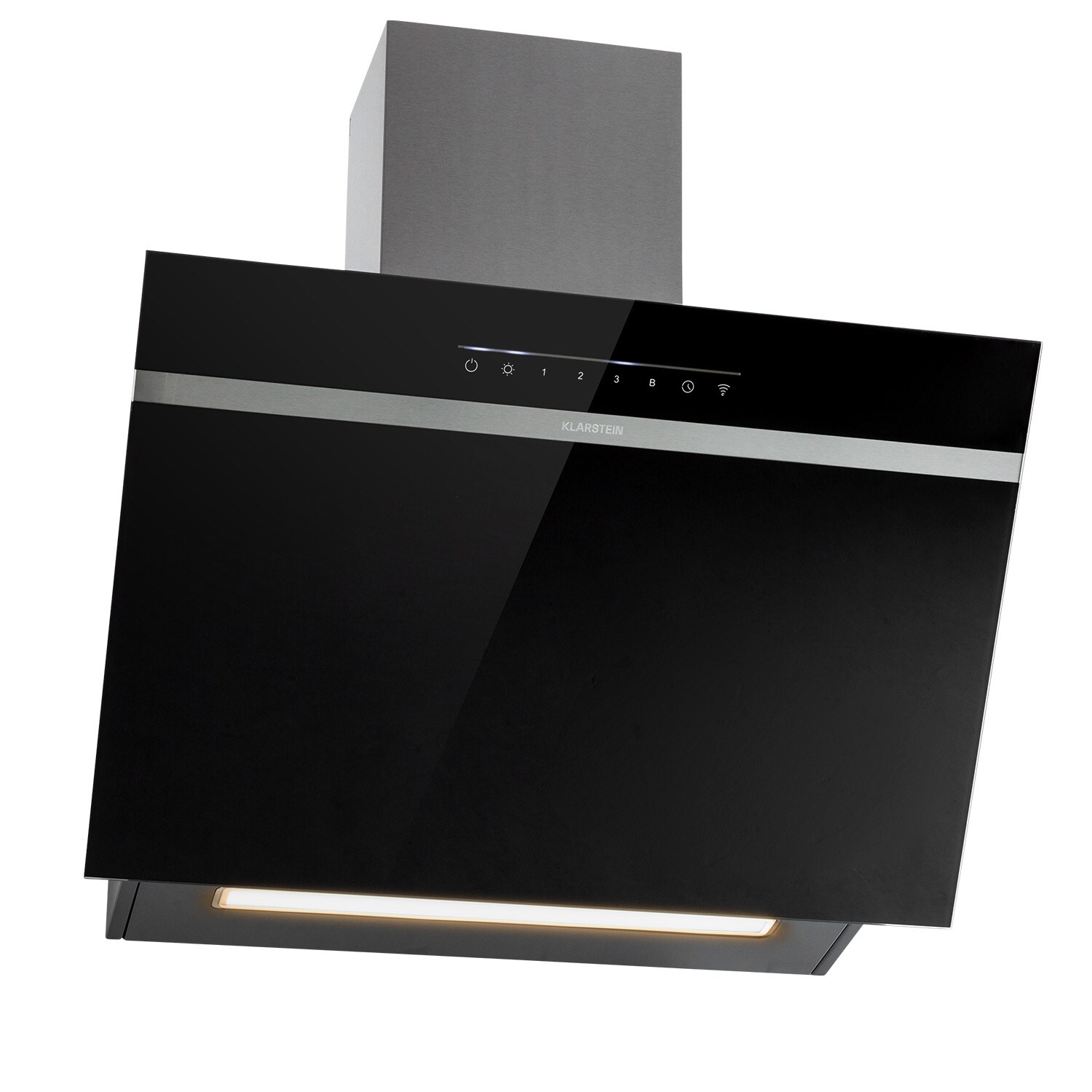 Ava 60 Dunstabzugshaube 60cm Wandhaube WiFi A++ 515m&sup3;/h Touch Schwarz - Bild 1