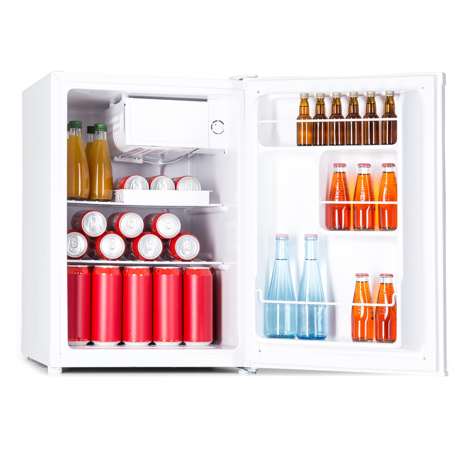 Fargo 67 K&uuml;hlschrank Minibar 67 Liter / 4 Liter Gefrierfach kompakt Wei&szlig; - Bild 1