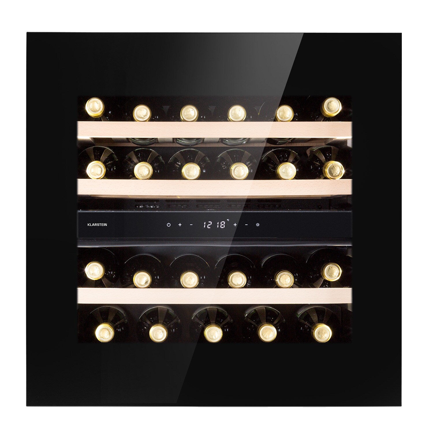 Rhone 25 Duo Weink&uuml;hlschrank Kompression 2 Zonen 75 Ltr / 25 Flaschen - Bild 1