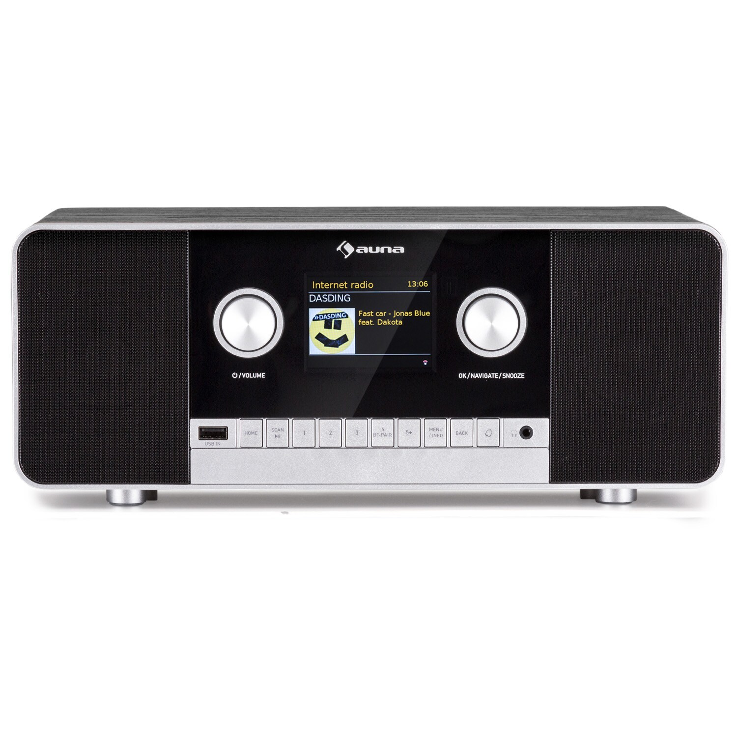 Connect 120 MKII Internetradio Bluetooth WLAN DAB/DAB+ USB AUX Schwarz - Bild 1