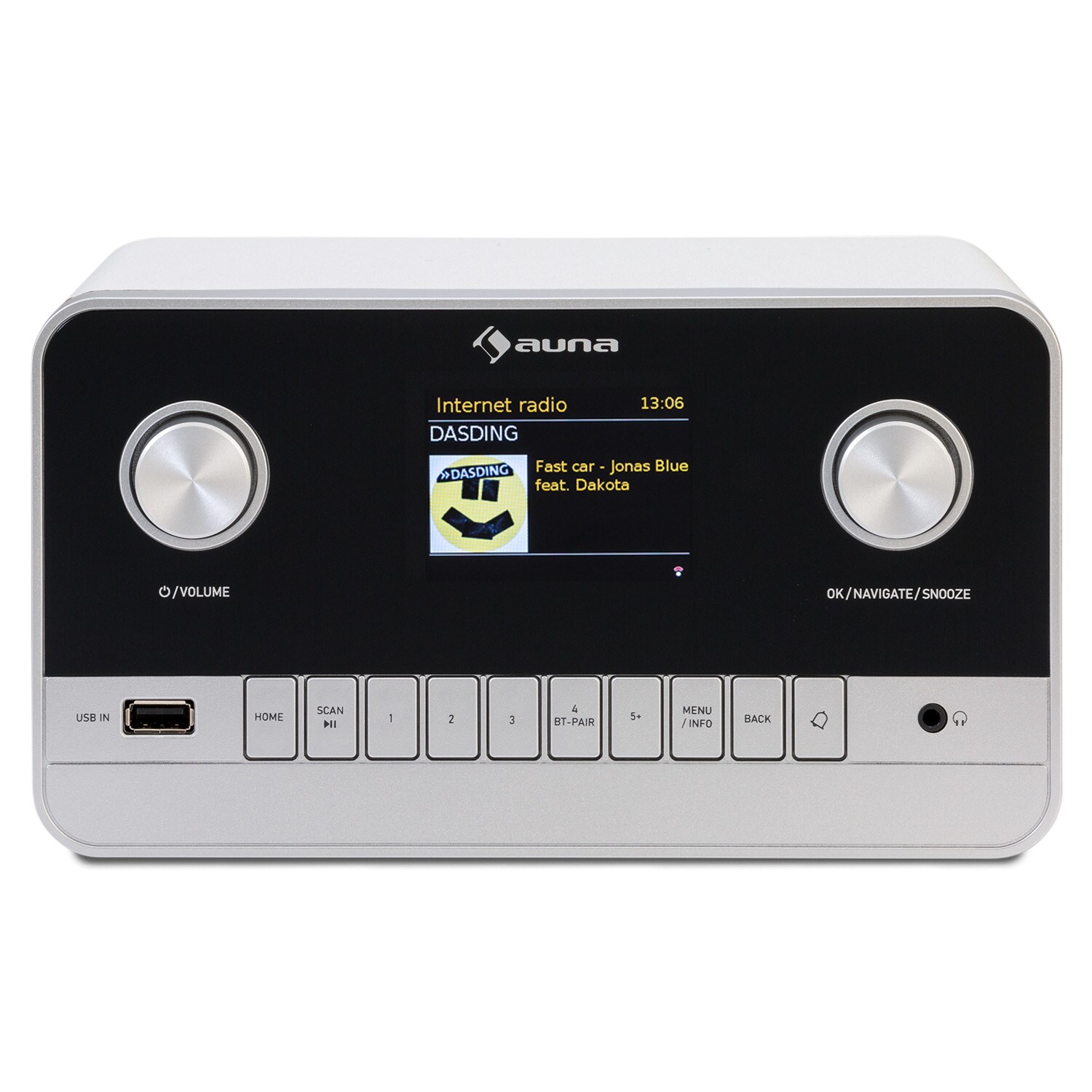 Connect 100 MKII Internetradio Mediaplayer Bluetooth DAB/DAB+ App-Control Wei&szlig; - Bild 1
