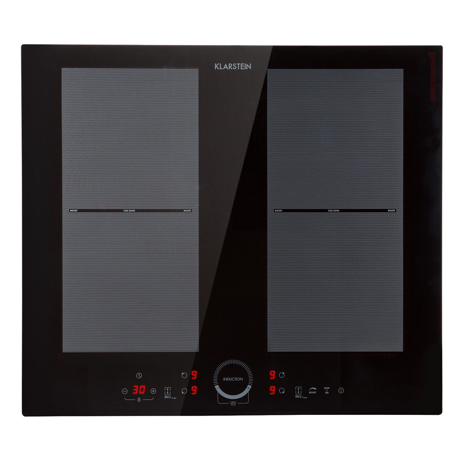 Delicatessa 60 Einbaukochfeld Induktion 4 Zonen 7000W Glaskeramik Schwarz