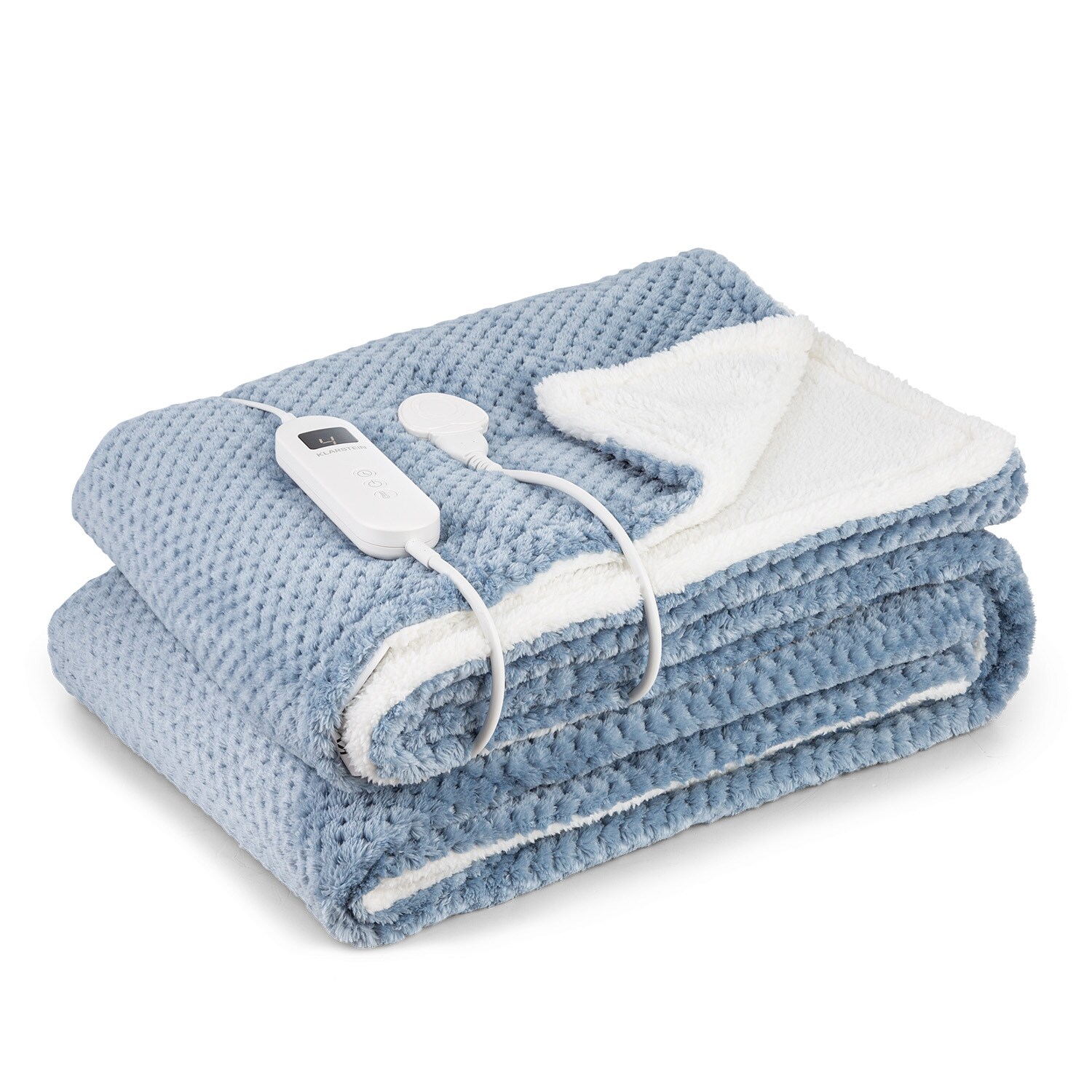 Dr. Watson Deluxe XL Heizdecke 160 W 9 Temperaturstufen 180 x 130 cm Blau XL