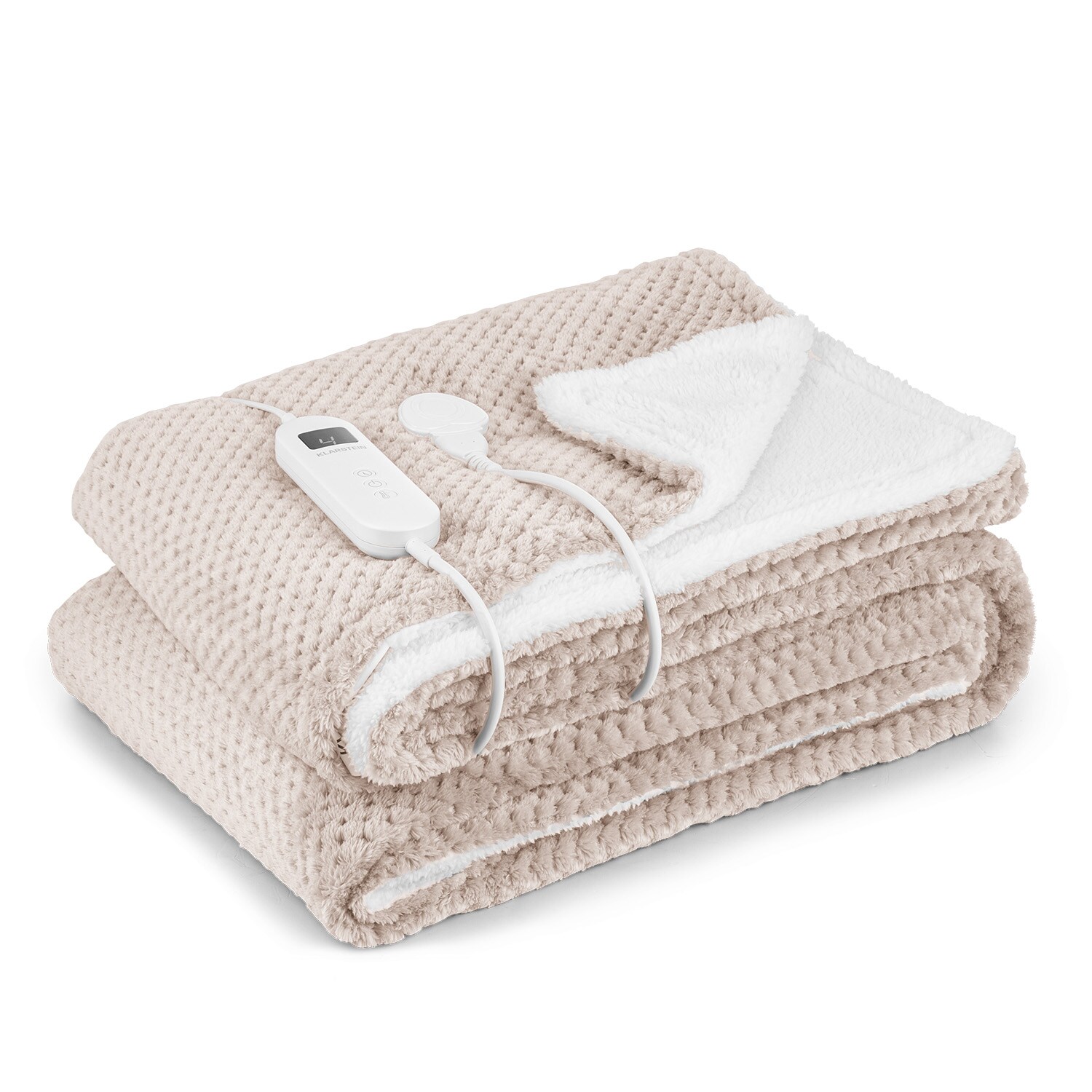 Dr. Watson Deluxe XL Heizdecke 160 W 9 Temperaturstufen 180 x 130 cm Sand XL | 04060656519918