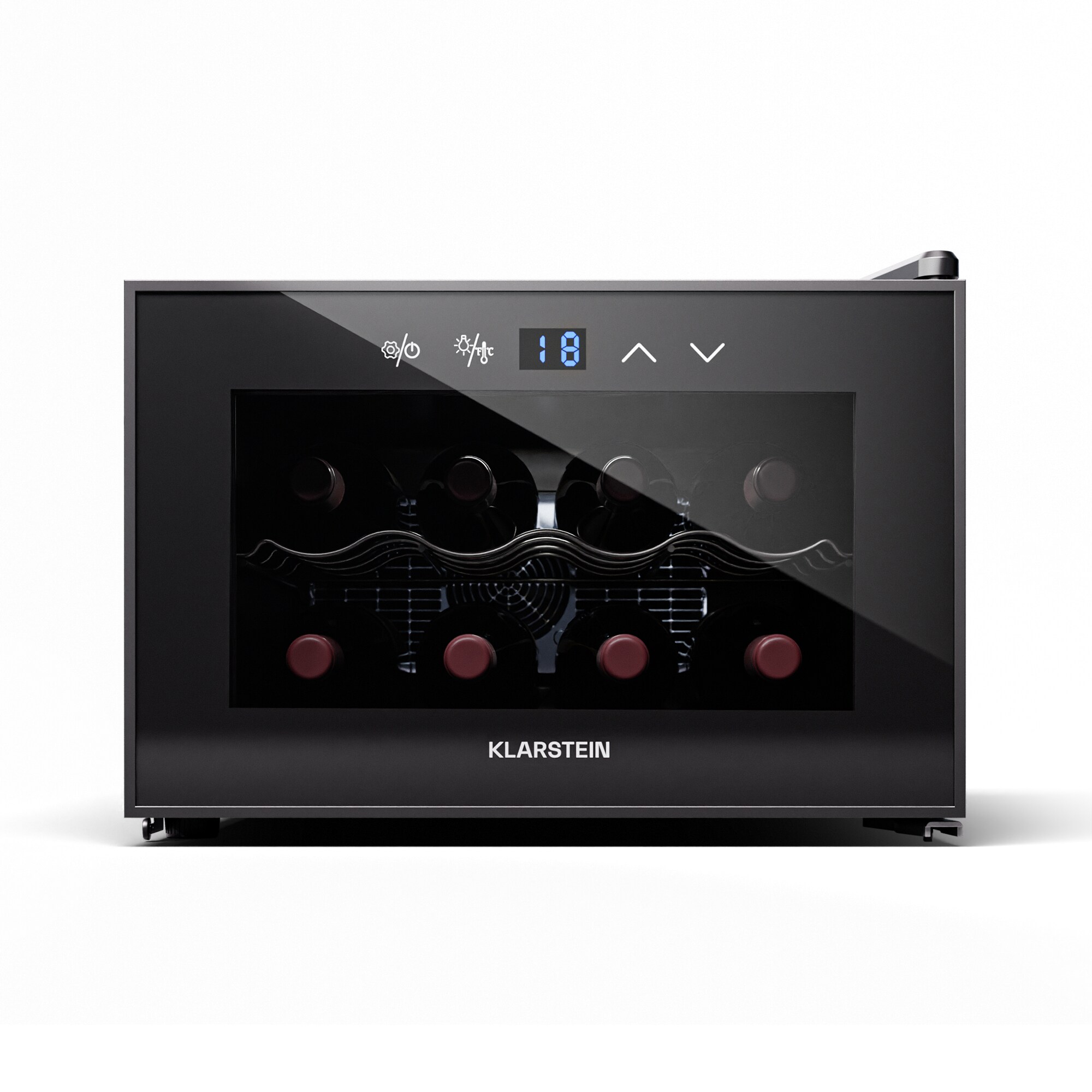 Shiraz 8 Uno Weink&uuml;hlschrank 8 Flaschen 8 - 18 &deg;C Touch-Control Schwarz 8 Flaschen 1 K&uuml;hlzone - Bild 1