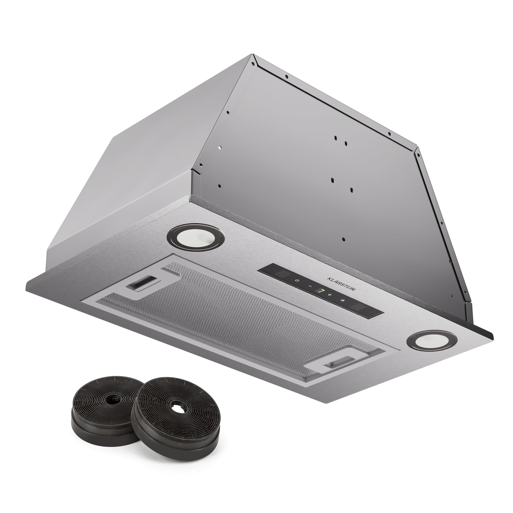 Paolo 52 Dunstabzugshaube Einbau 52 cm 439 m&sup3;/h LED Touch A++ Edelstahl - Bild 1