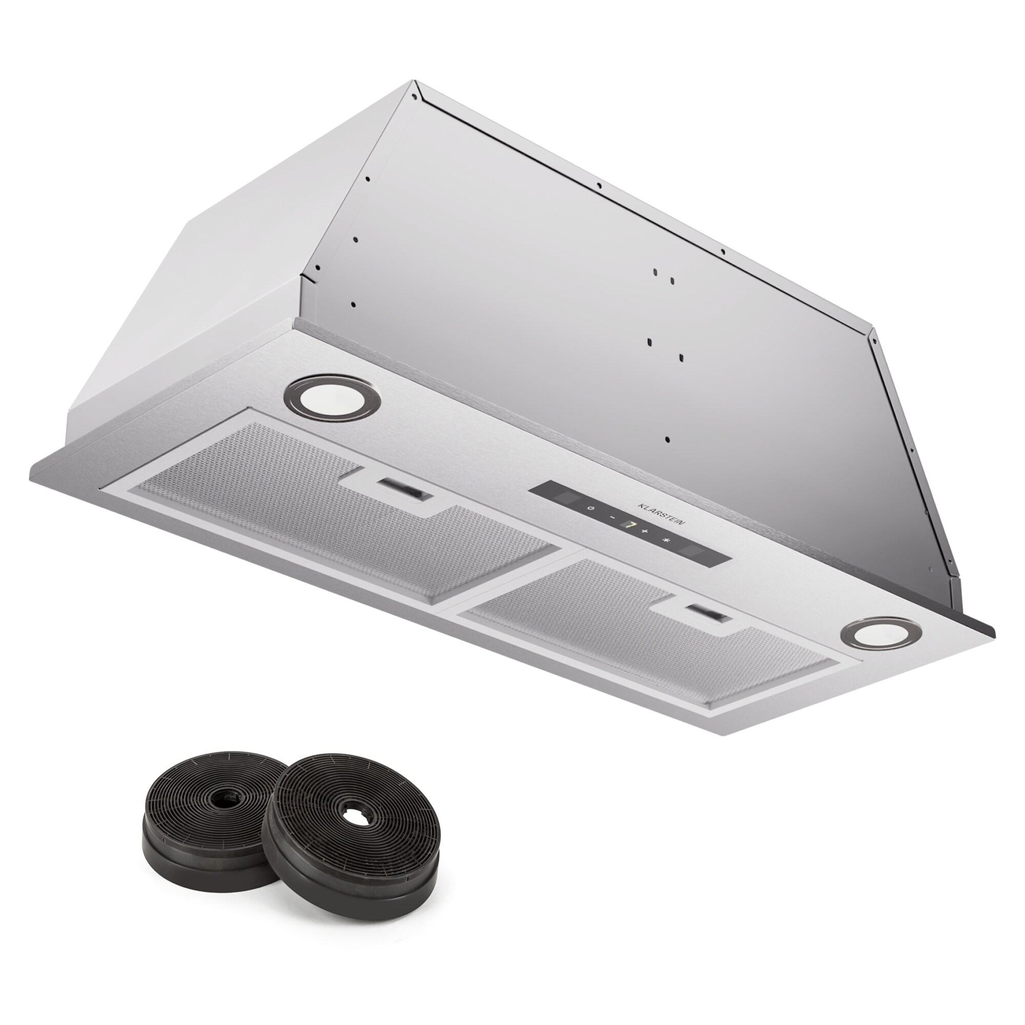 Paolo 72 Dunstabzugshaube Einbau 72 cm 520 m&sup3;/h LED Touch A++ Edelstahl - Bild 1