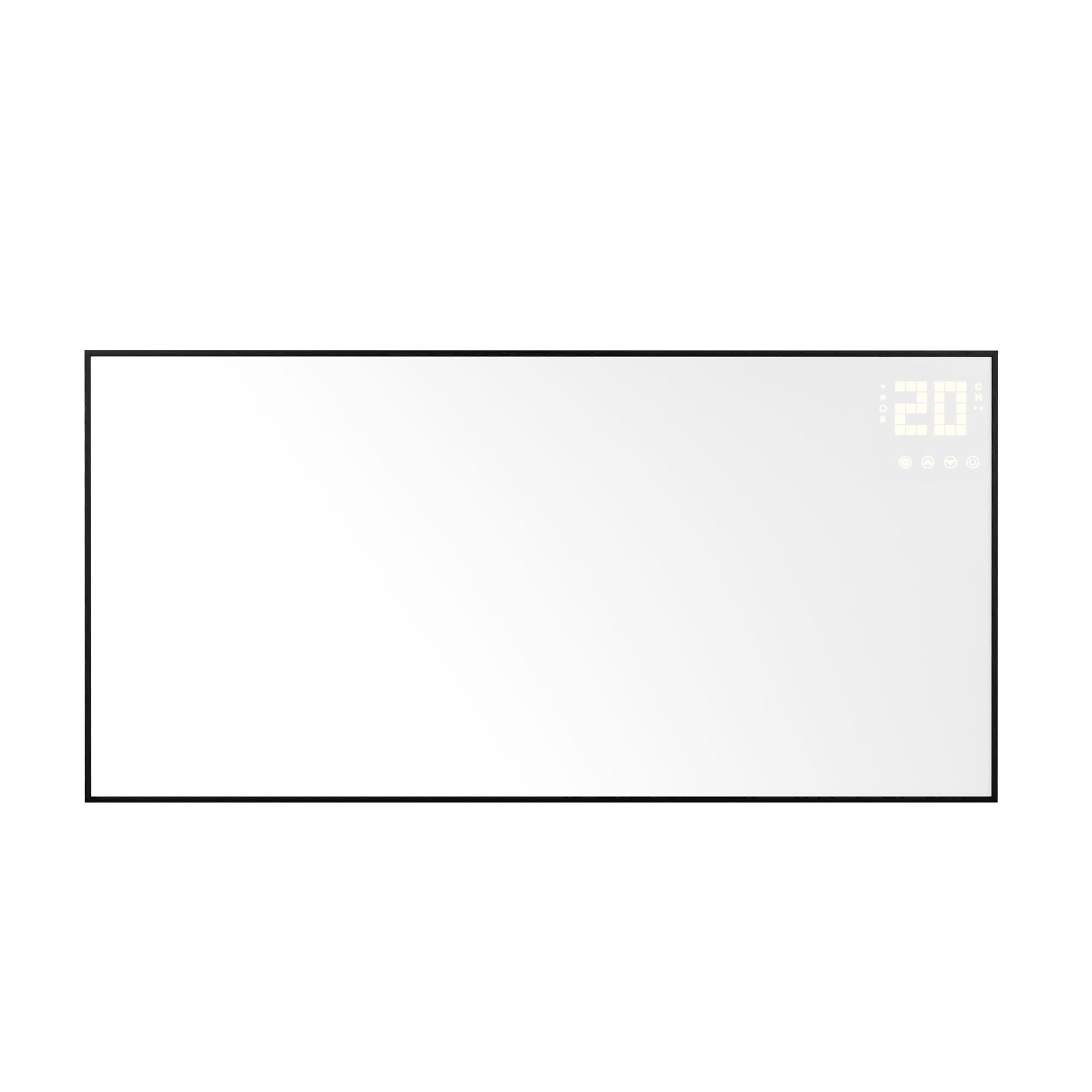 Wonderwall Smart Bornholm Infrarotheizung 130x65cm App 770W 770 Watt Schwarz - Bild 1