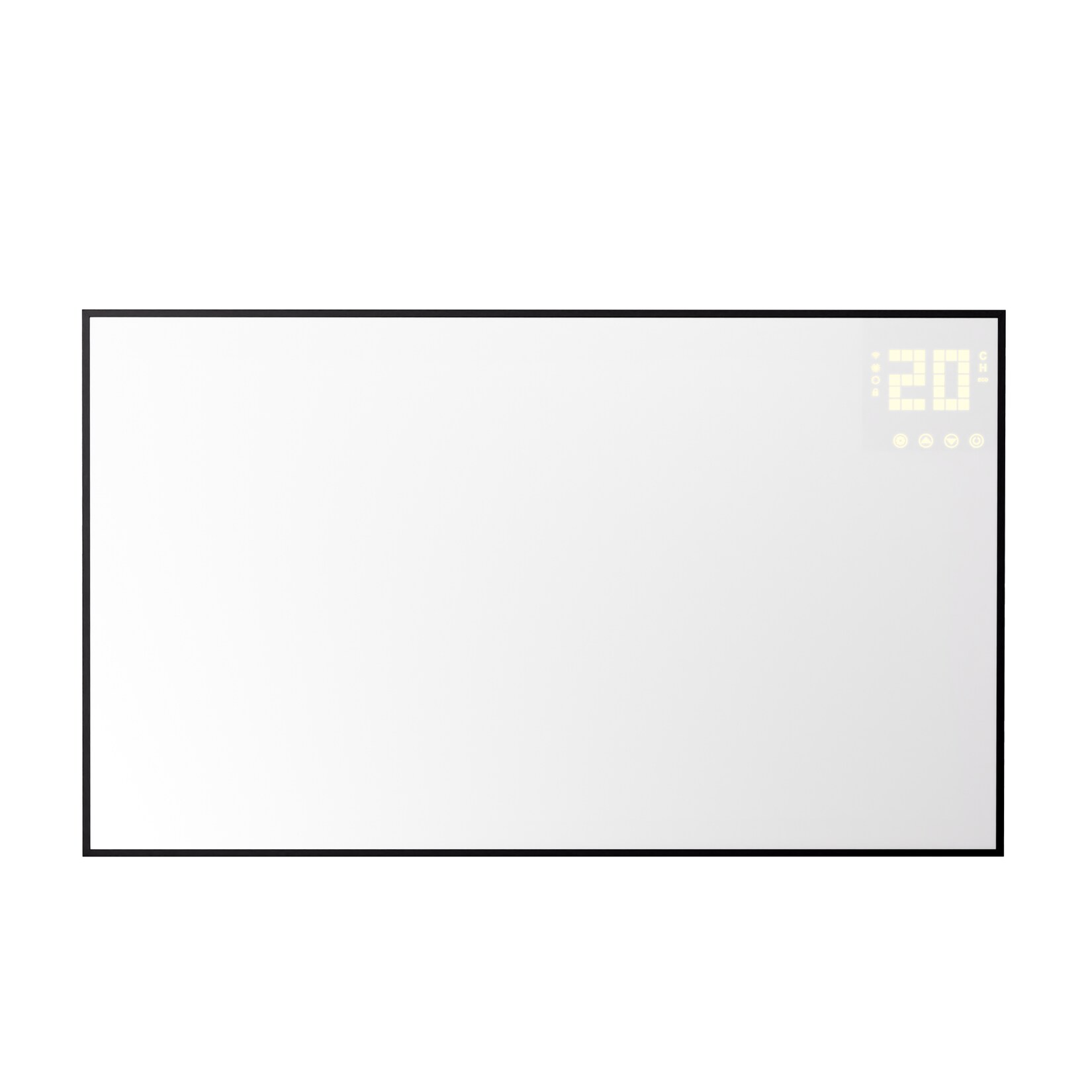 Wonderwall Smart Bornholm Infrarotheizung 110x65cm App 600W 600 W Schwarz