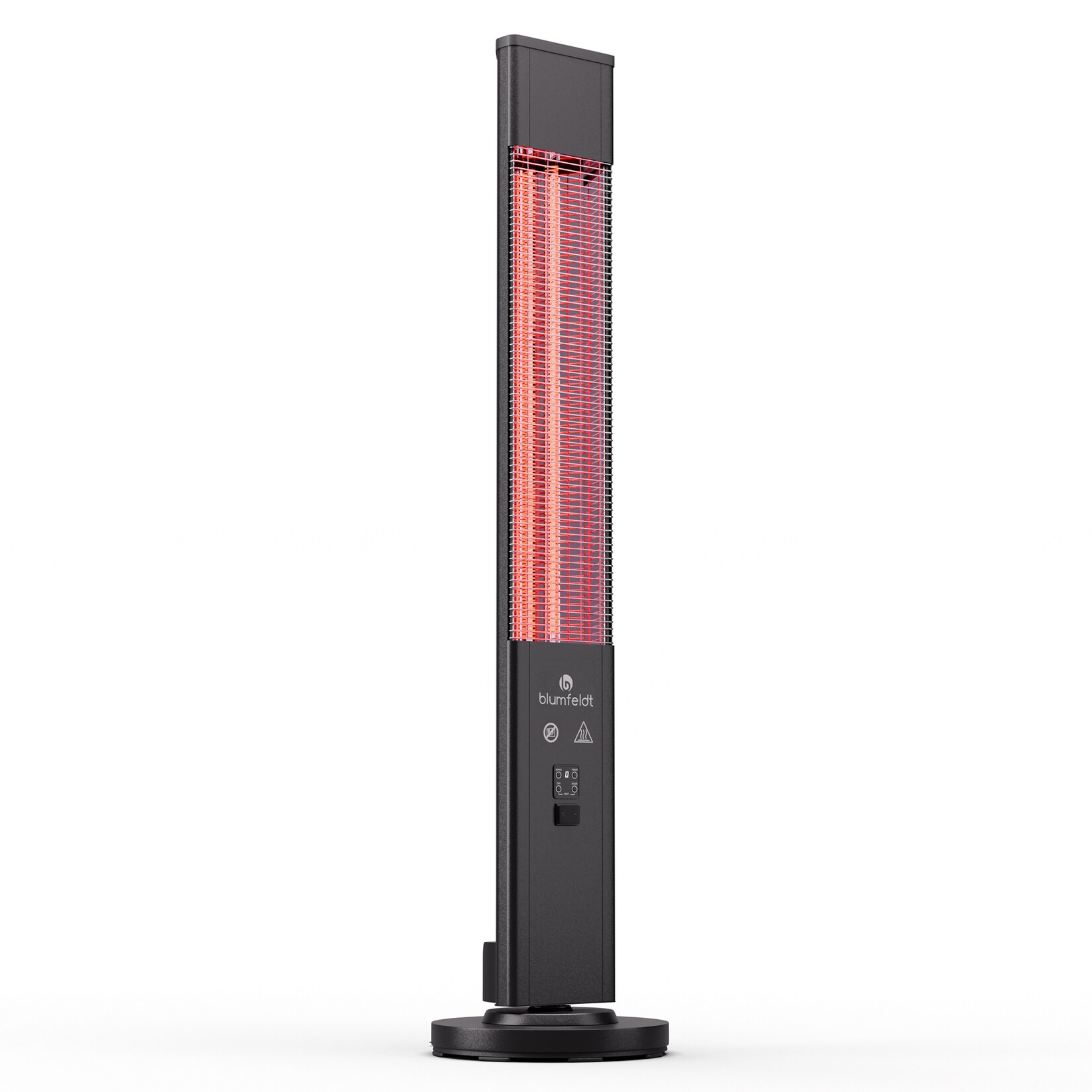 Heat Guru Plus 3000 In & Out Heizstrahler 3000W 3 Stufen Fernbedienung Schwarz 3000 Watt
