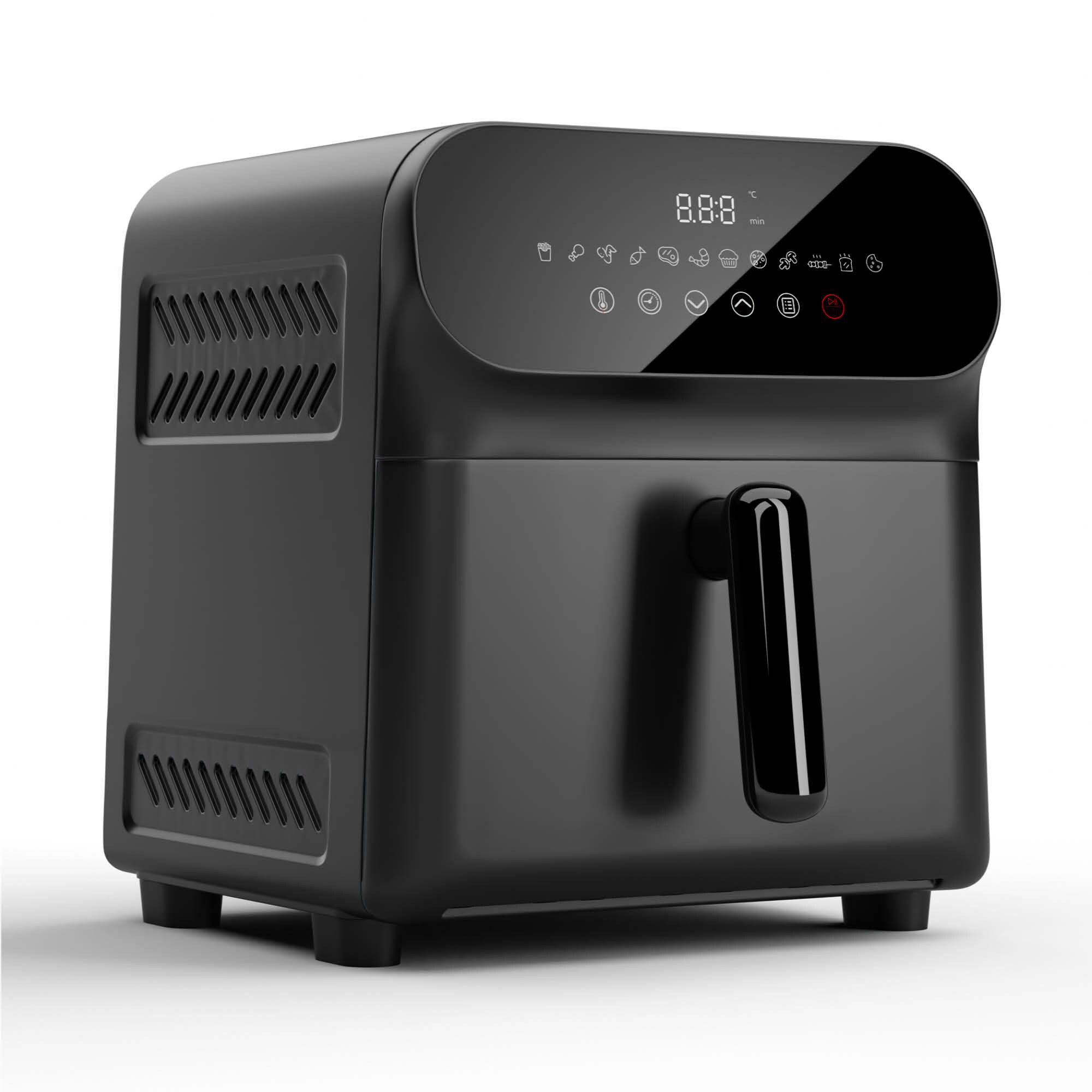 AeroCrisp 6 Digital Hei&szlig;luftfritteuse 1700W 6 Ltr 12 Programme Touch Schwarz 6 Liter - Bild 1