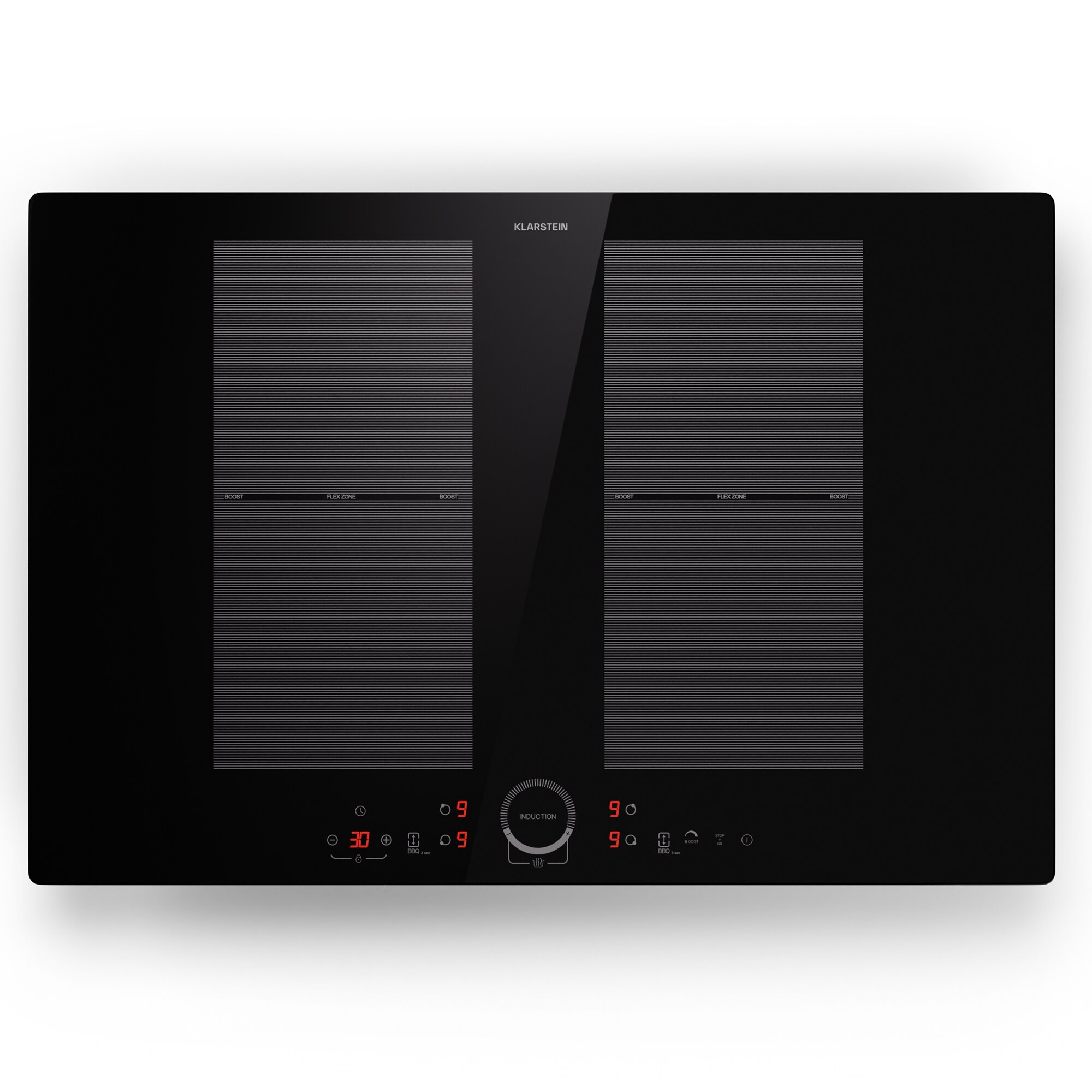Delicatessa 77 Flex Einbaukochfeld Induktion 4 Zonen 7000W Glaskeramik Schwarz - Bild 1
