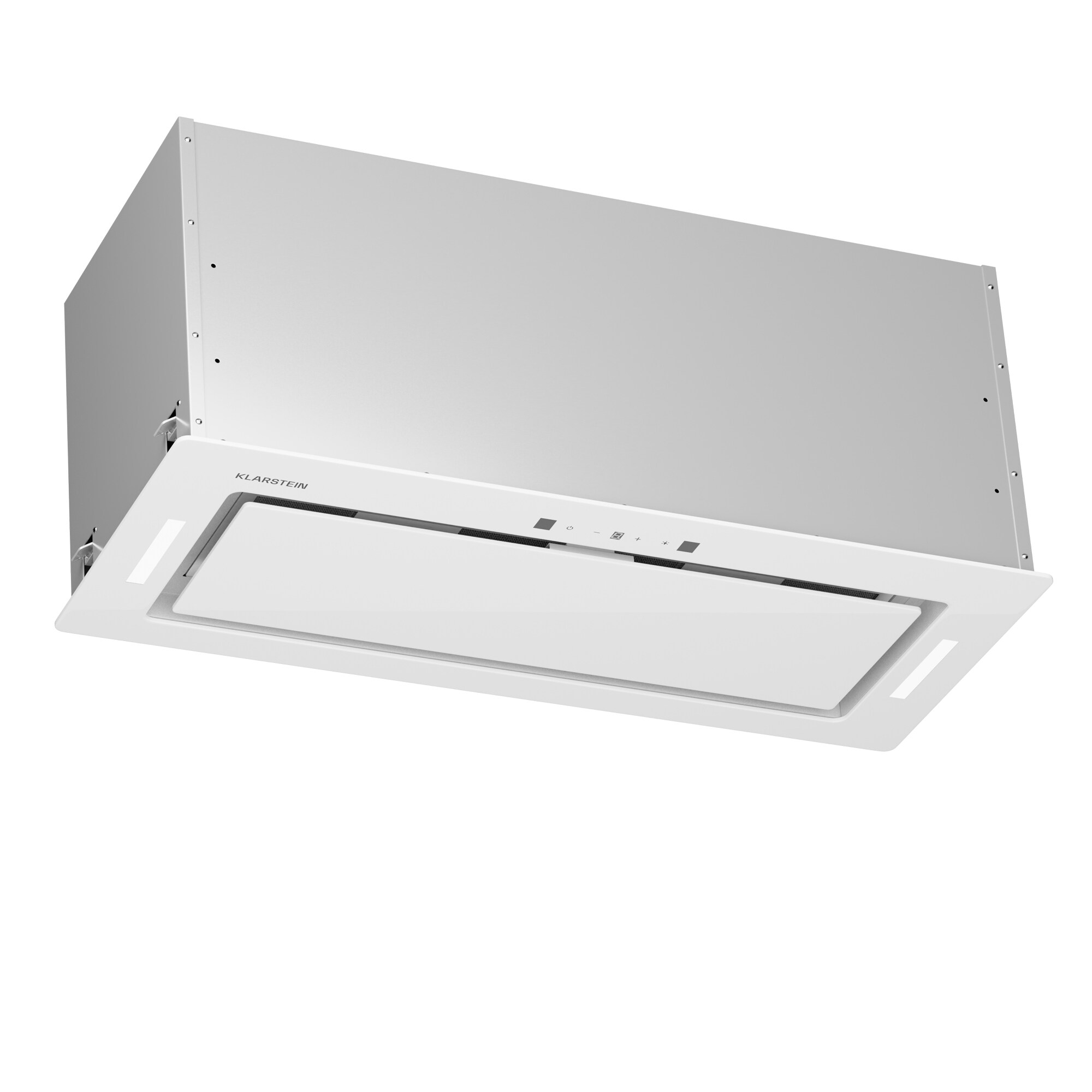 Hektor Eco L&uuml;fterbaustein 72 cm 466 m&sup3;/h Touch Glas Wei&szlig; - Bild 1