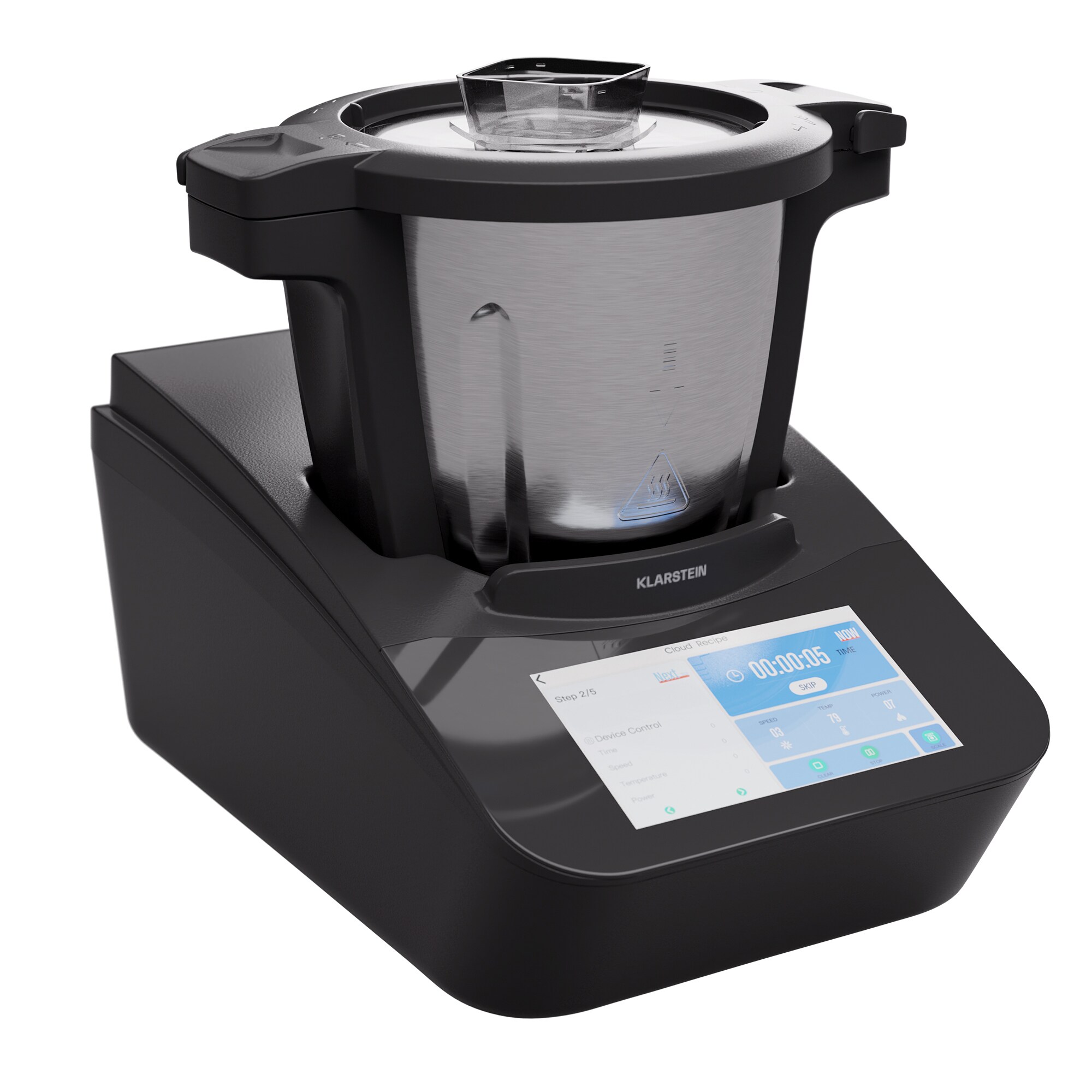 Aria Grande K&uuml;chenmaschine 1700 Watt 4,7 Ltr App-Steuerung D&auml;mpfaufsatz 7' TFT-Display - Bild 1