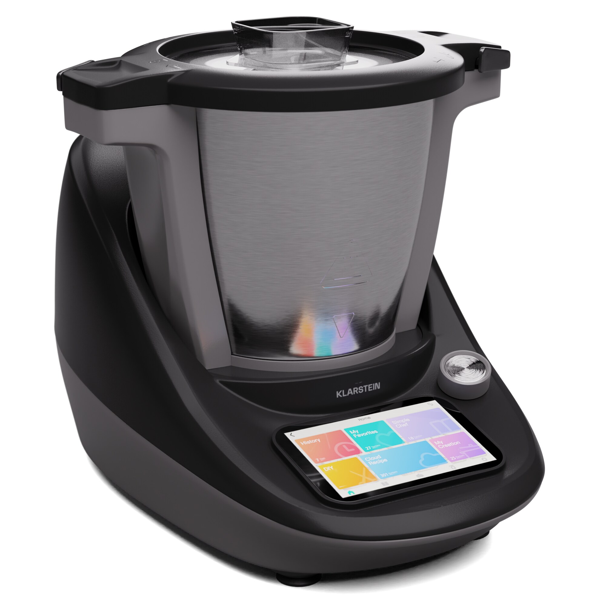 Aria Select K&uuml;chenmaschine 1700 Watt 4,7 Ltr App-Steuerung D&auml;mpfaufsatz 5' TFT-Display - Bild 1