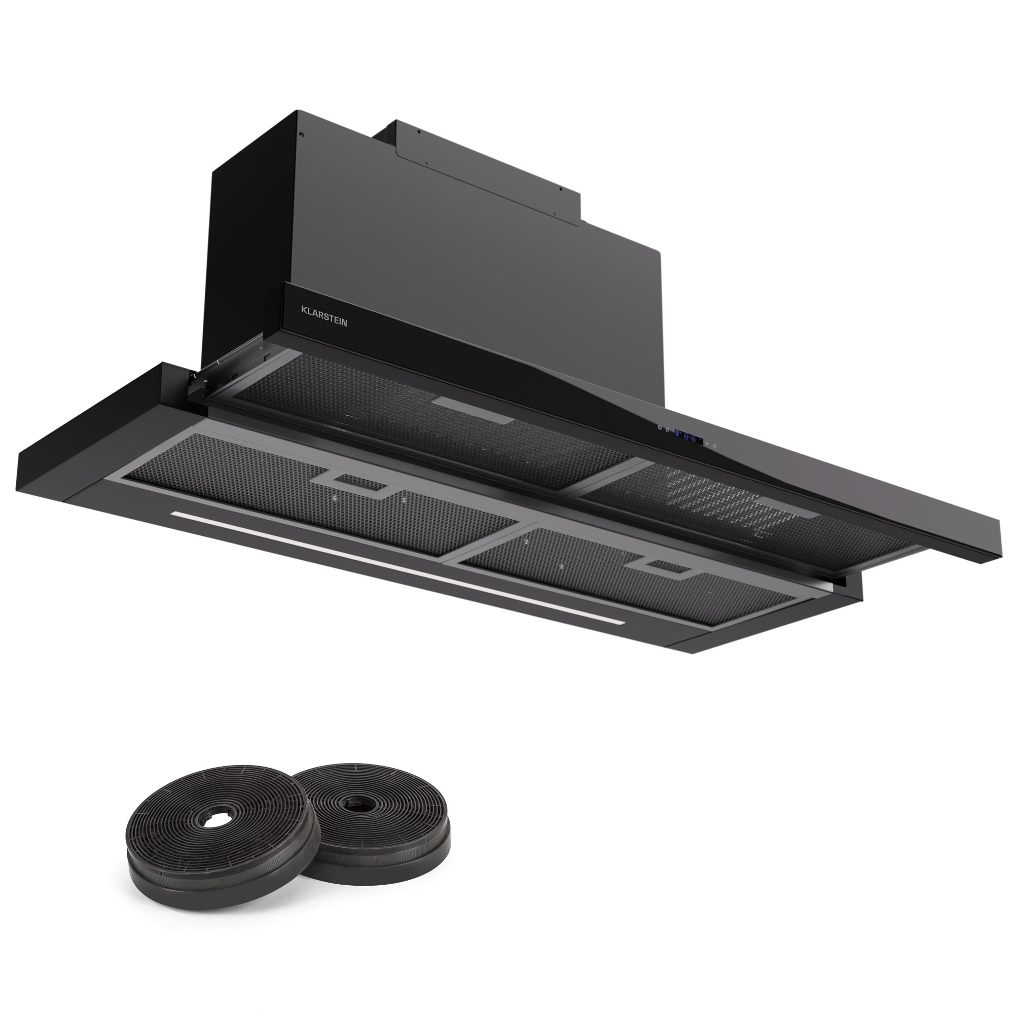 Mariana Neo 90 Flachschirmhaube 90cm 640 m&sup3;/h Abluft LED Schwarz - Bild 1