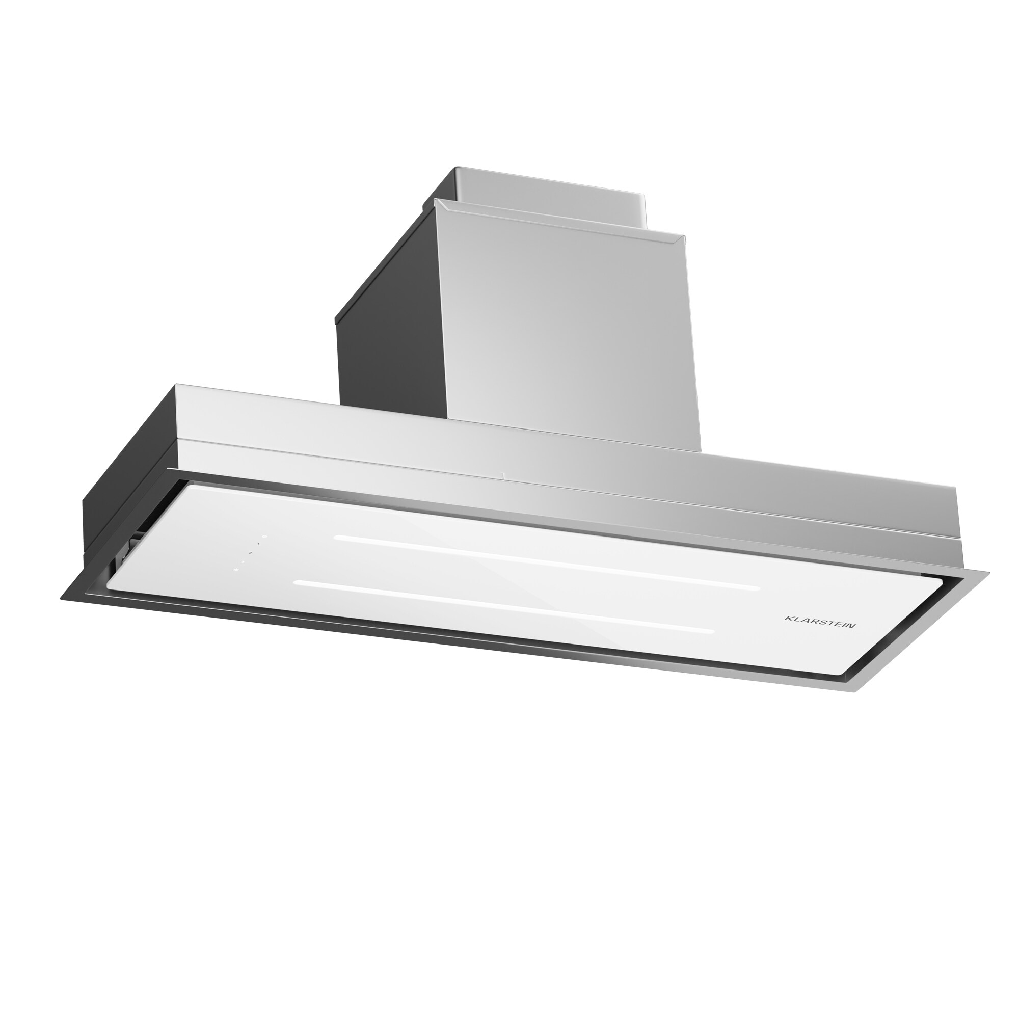 High Line Eco 90 Deckenhaube 90 cm 436 m&sup3;/h Stufen Fernbedienung Ambientelicht Wei&szlig; - Bild 1