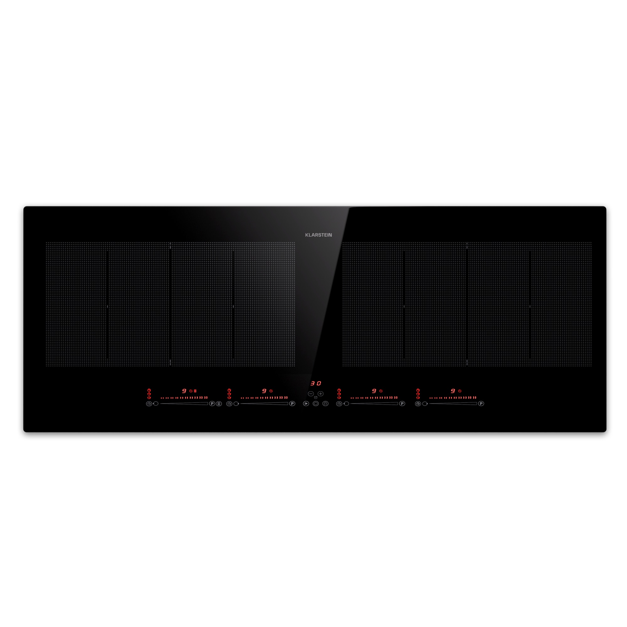 Masterzone 90 Slim Flex Induktionskochfeld Einbau 4 Kochzonen 2 Flex-Zonen ThermoBoost Smart Flex Technology max. 7200 Watt - Bild 1