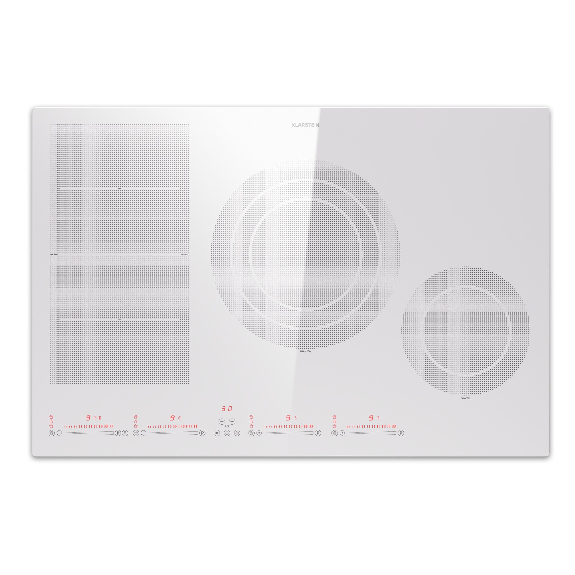 Masterzone 77 Hybrid Induktionskochfeld Einbau 4 Flex-Zonen ThermoBoost Smart Flex Technology max. 7200 Watt - Bild 1