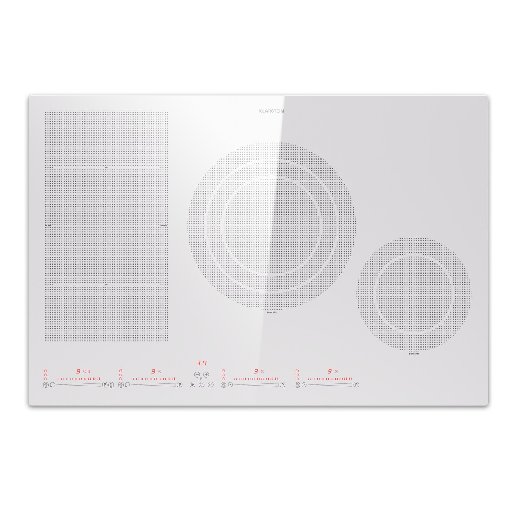 Masterzone 77 Hybrid Induktionskochfeld Einbau 4 Flex-Zonen ThermoBoost Smart Flex Technology max. 7200 Watt | 04060656525056