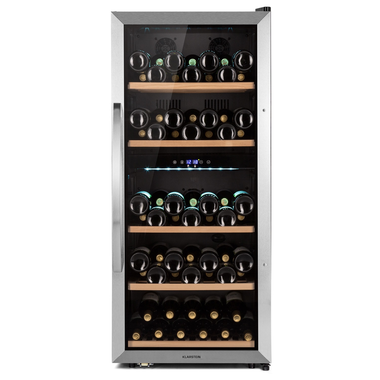 Vinamour 66 Duo Weink&uuml;hlschrank 2 Zonen 204 L/79 Flaschen 5-18&deg;C Touch - Bild 1