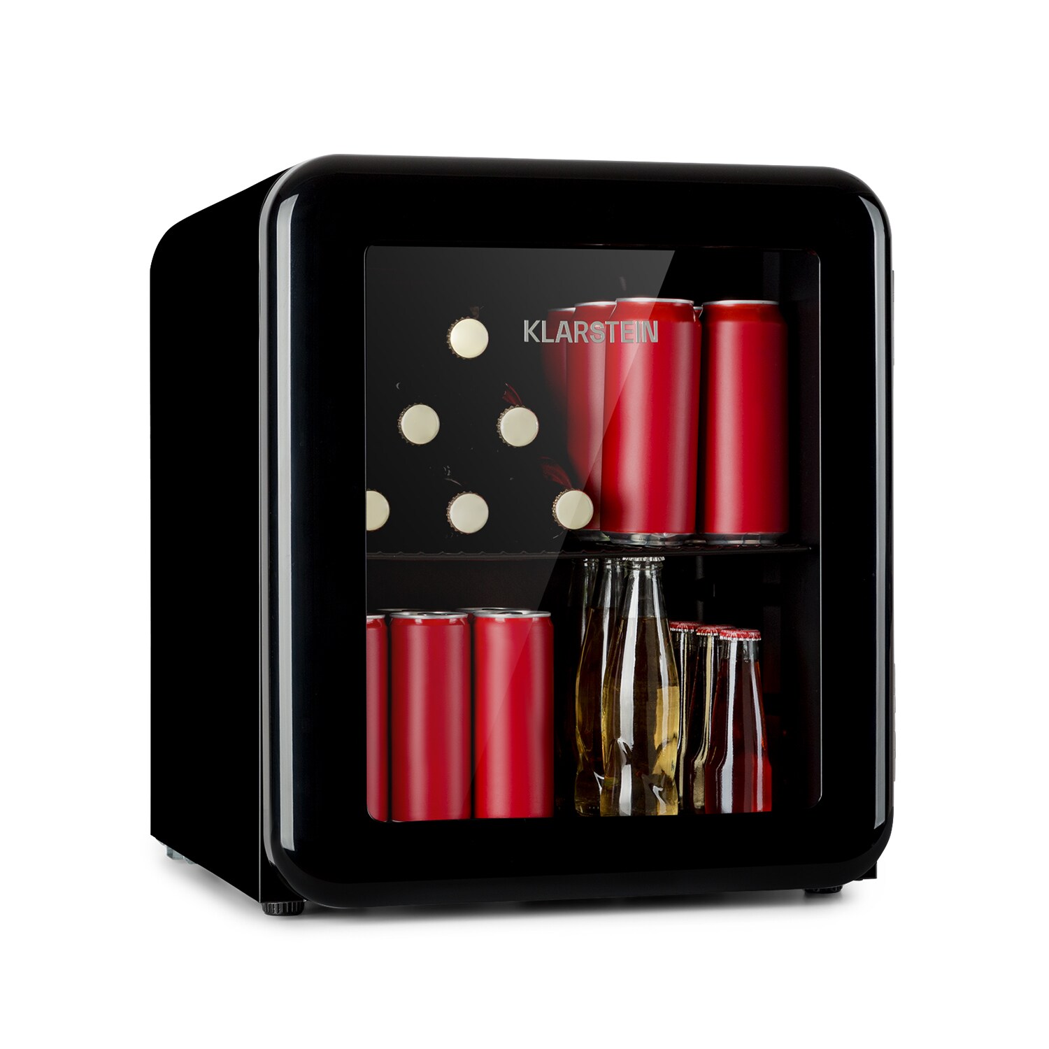 PopLife Getr&auml;nkek&uuml;hler K&uuml;hlschrank 0-10&deg;C Retro-Design - Bild 1