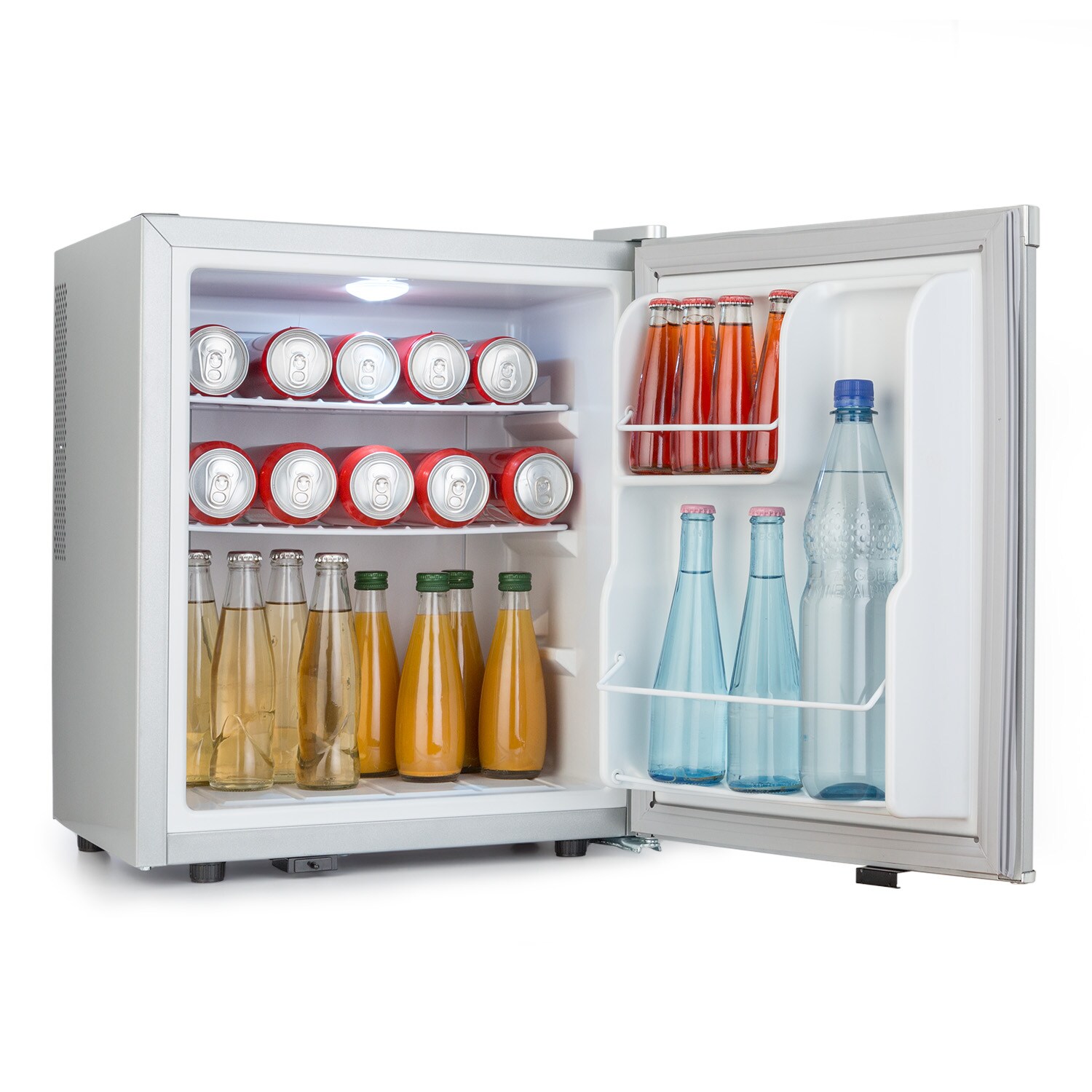 Happy Hour 38 Mini-K&uuml;hlschrank Minibar Getr&auml;nkek&uuml;hlschrank 38 L 26 dB Silber 38 Liter - Bild 1