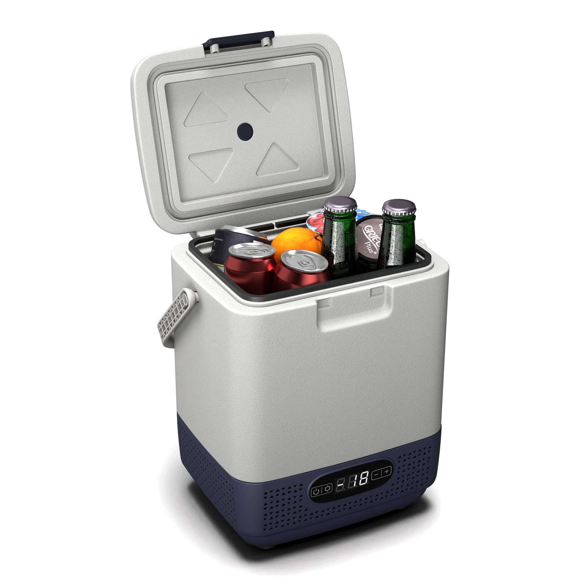 SwiftFrost 12L K&uuml;hlbox | 12V/230V | bis -20 &deg;C | Kompressor | 2 Leistungsstufen | LED-Display Wei&szlig; 12 Liter - Bild 1