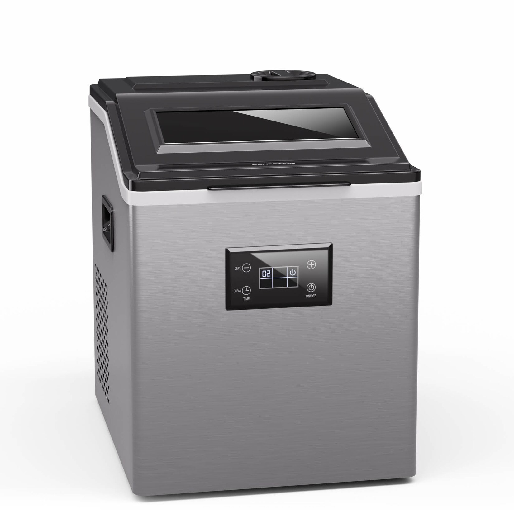FrostMaster Ice Maker 40 kg Eiswürfel pro Tag Edelstahlgehäuse LED-Anzeige inkl. Eisschaufel | 04060656531446
