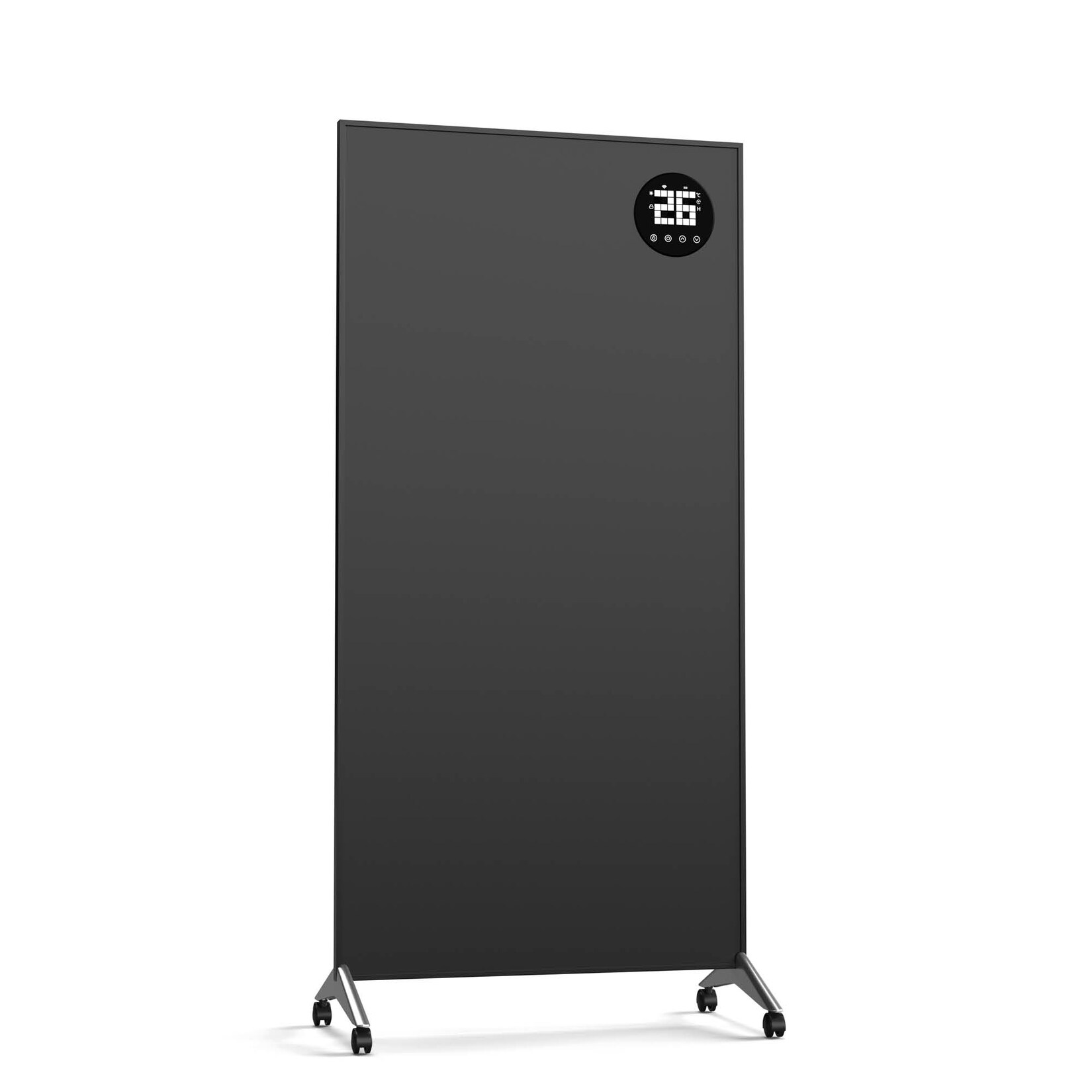Wonderwall Smart Bornholm Infrarotheizung   1200 W   Smart-Steuerung   Wandmontage   LED-Display 1200 W Schwarz